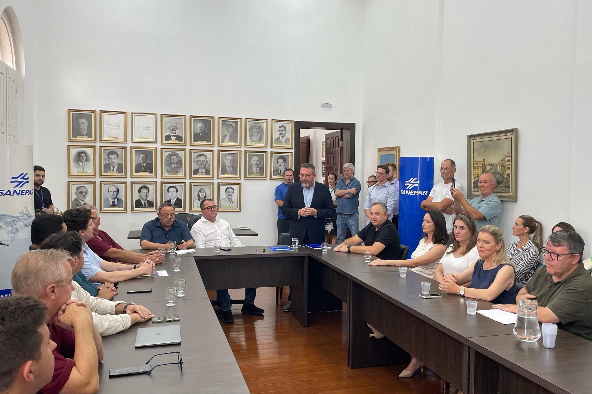 Sanepar e Prefeitura anunciam obra de novo sistema de abastecimento de água para área rural da Lapa
