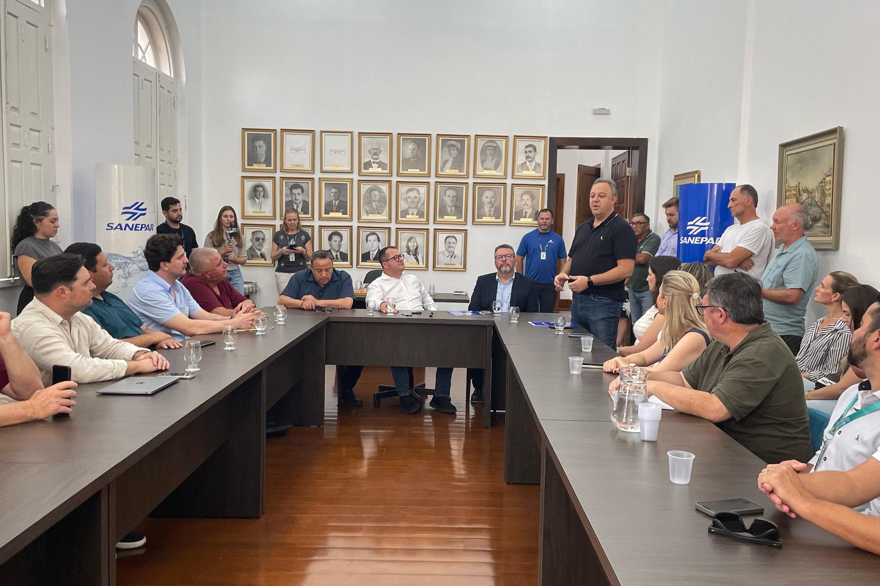 Sanepar e Prefeitura anunciam obra de novo sistema de abastecimento de água para área rural da Lapa