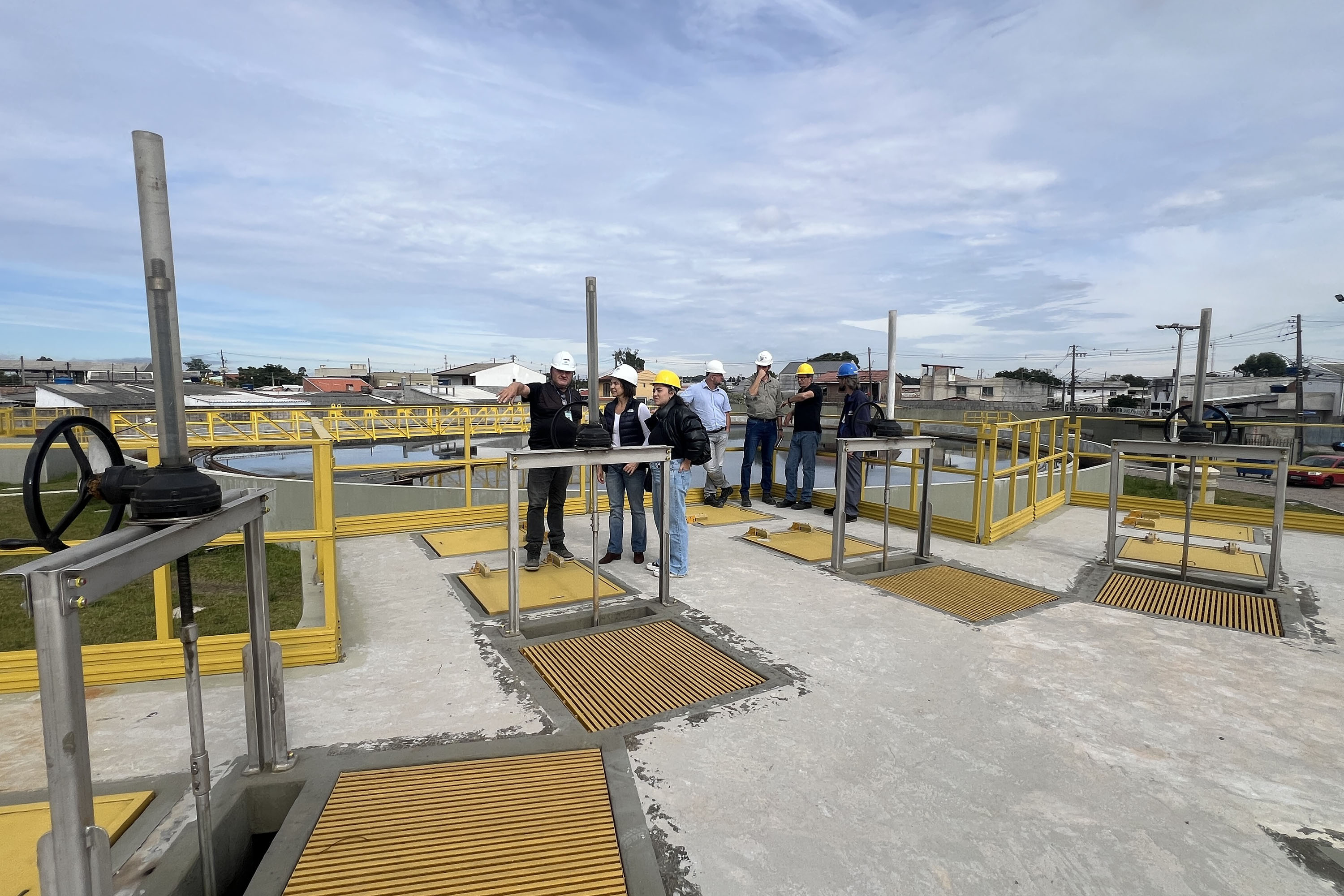 Obras na ETE Atuba Sul chegam à etapa final com eficiência e inovabilidade