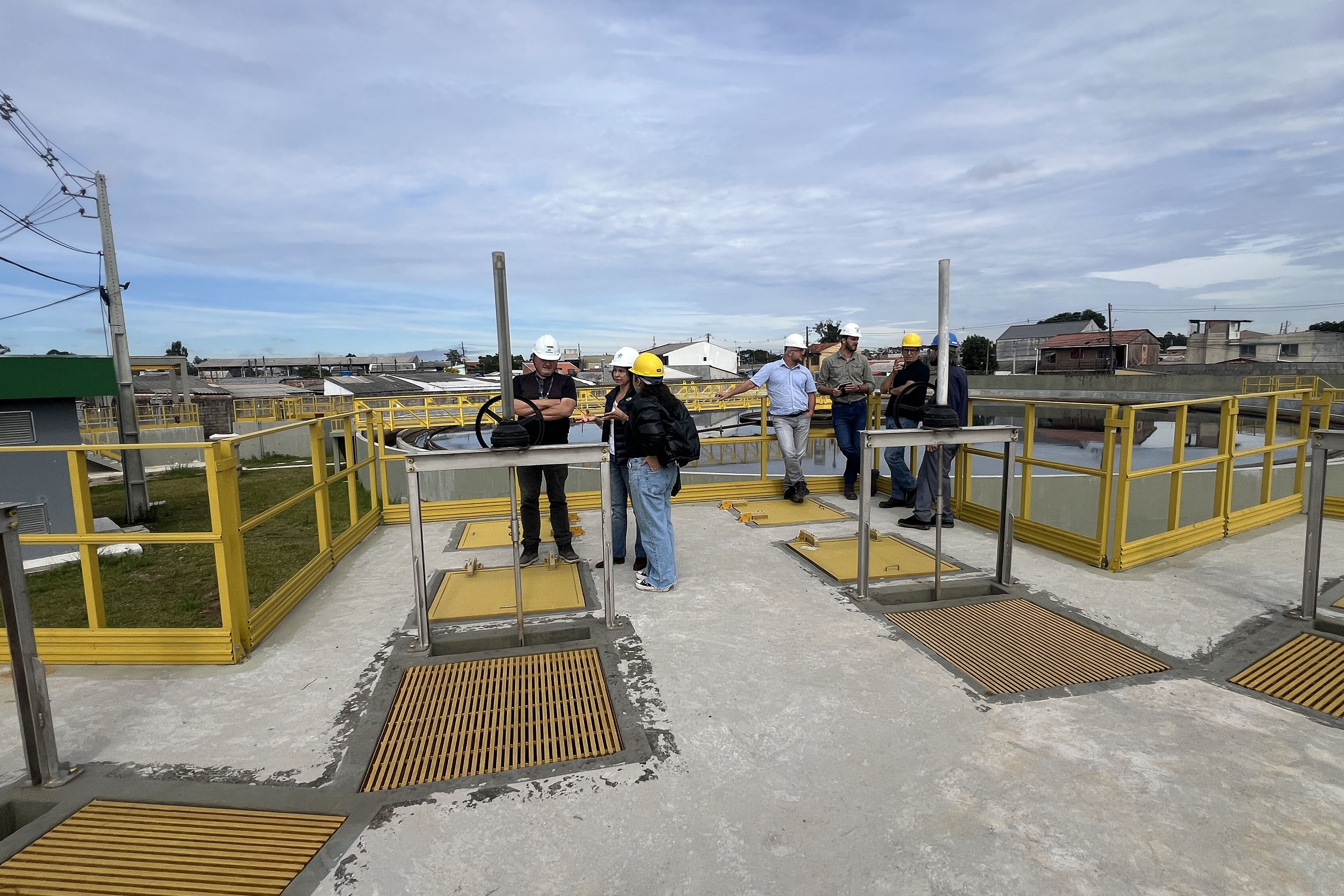 Obras na ETE Atuba Sul chegam à etapa final com eficiência e inovabilidade