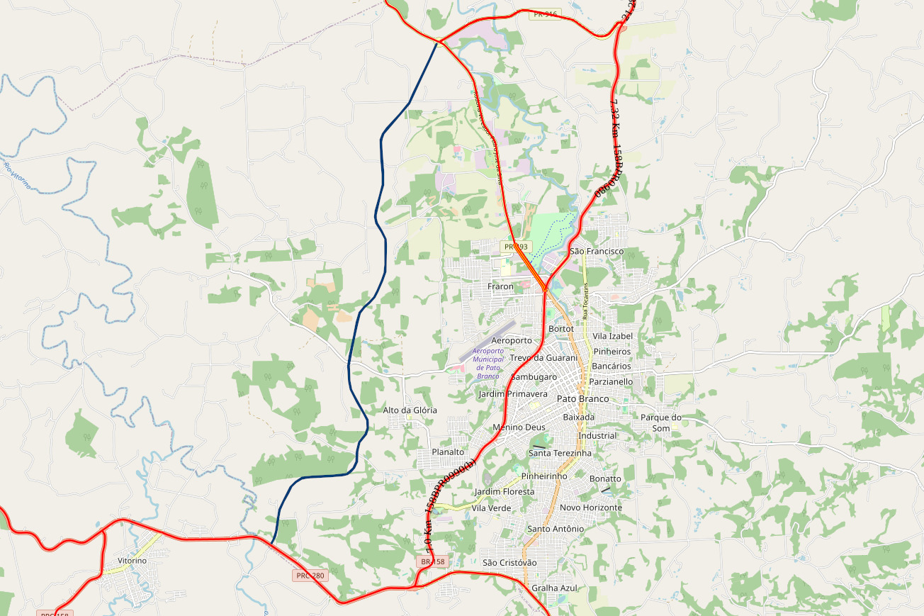 DER CONTORNO PATO BRANCO