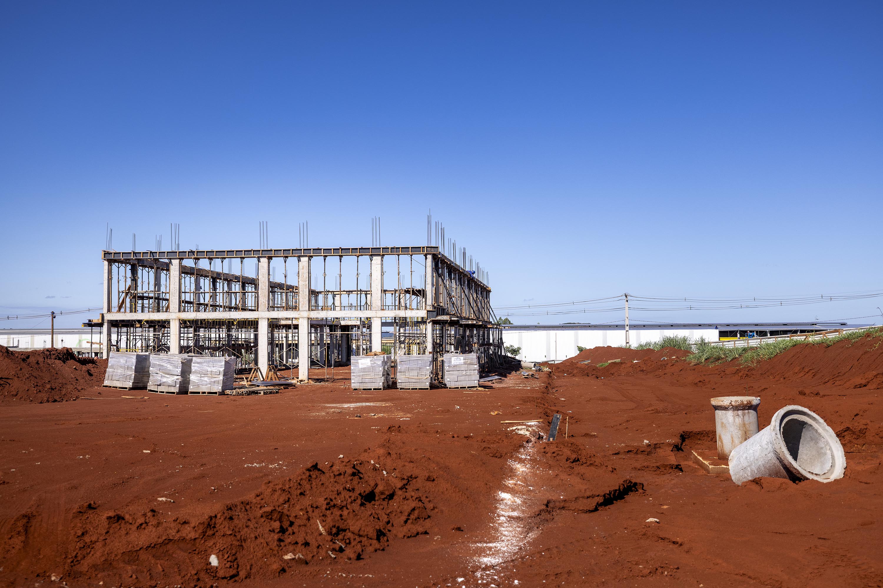 Obra de implantação de parque tecnológico do Tecpar em Maringá ultrapassa 25% de execução