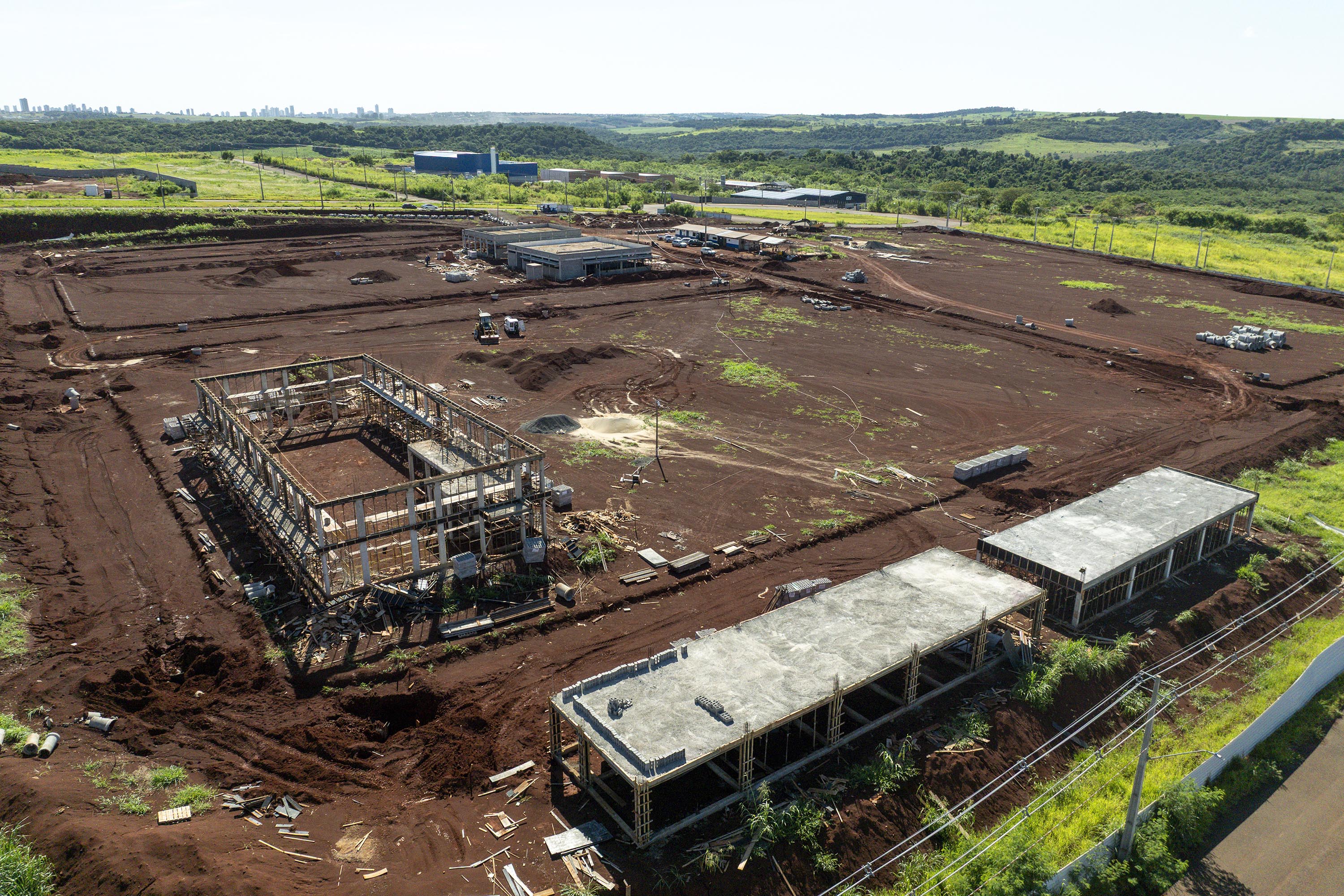 Obra de implantação de parque tecnológico do Tecpar em Maringá ultrapassa 25% de execução