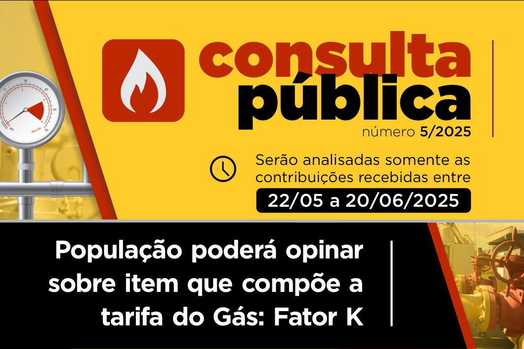 Agepar abre consulta pública para a população opinar sobre item que compõe a tarifa da Gás