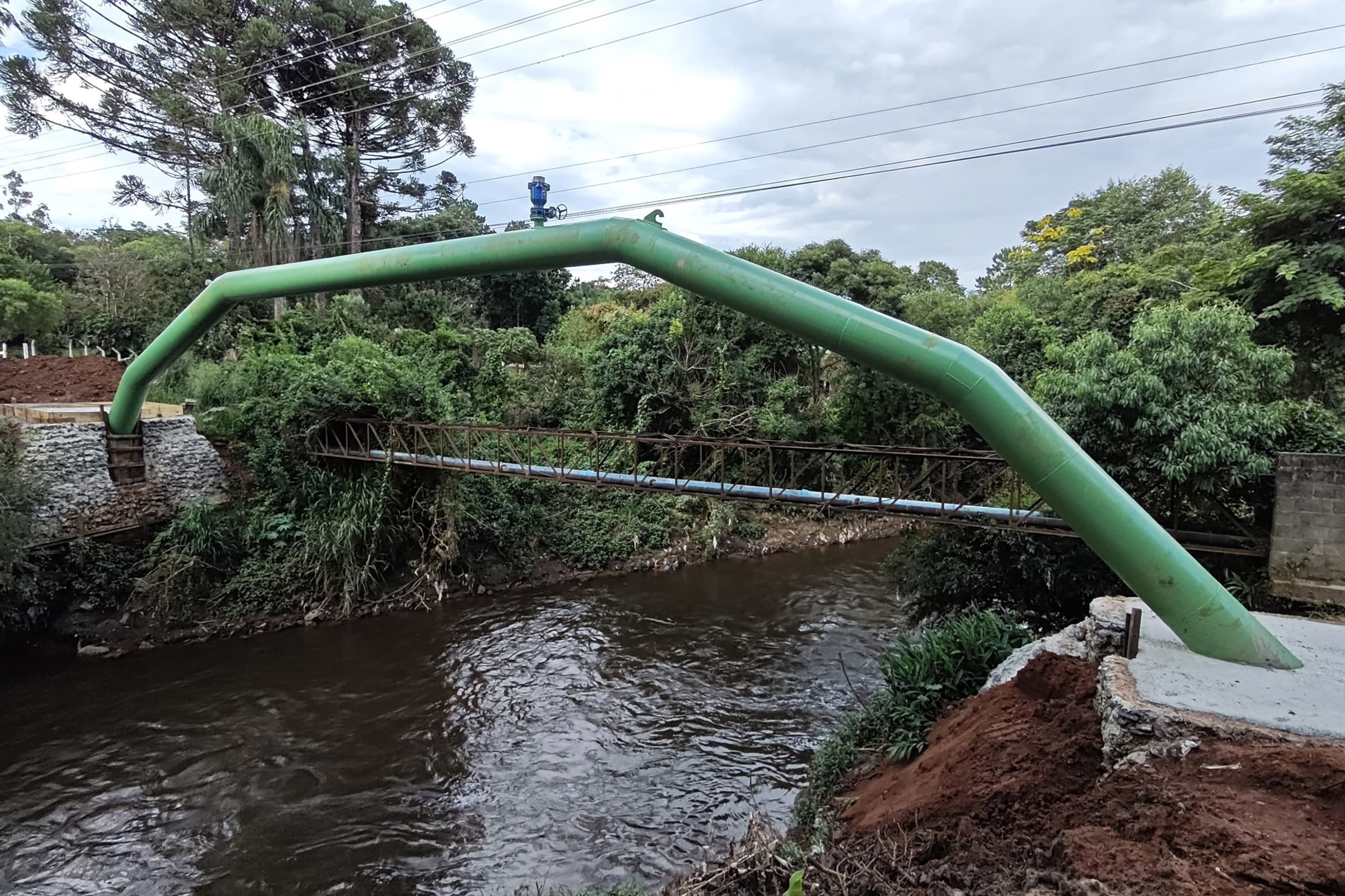 SANEPAR - Entra em operação a nova adutora de água bruta da Sanepar