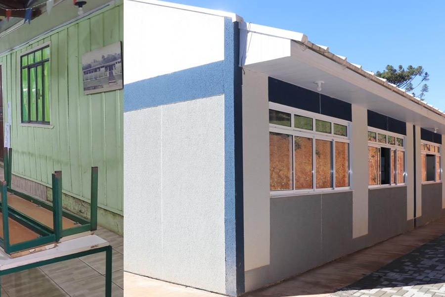 Substituição de salas de madeira já beneficiou mais de 12 mil alunos de escolas do Paraná