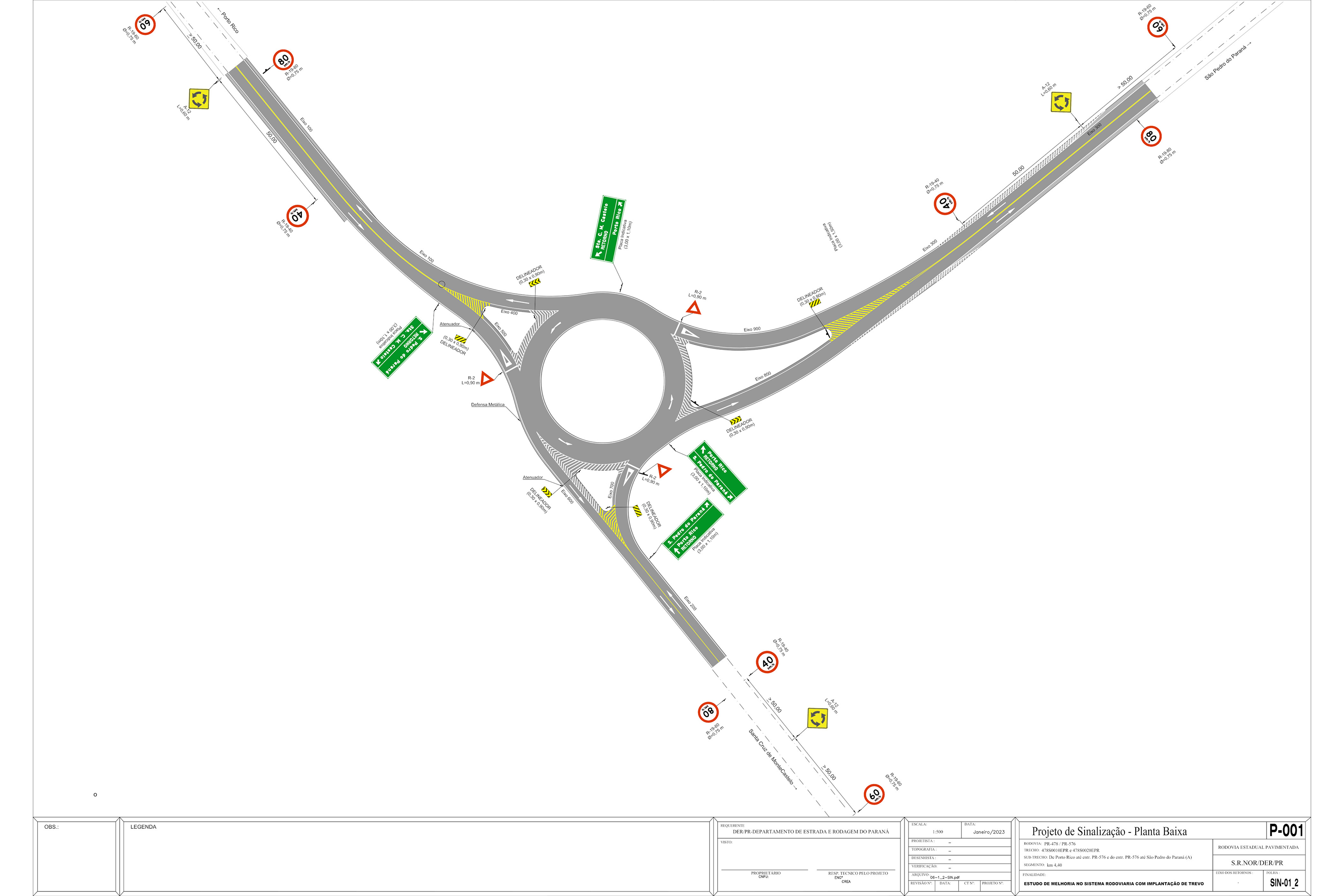 DER - Porto Rico e São Pedro do Paraná