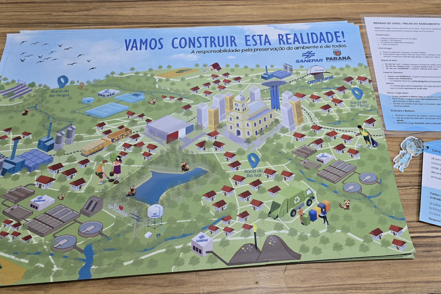 Sanepar entrega material pedagógico com enfoque ambiental para escolas de Apucarana