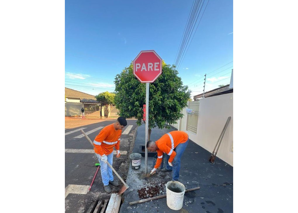 Detran-PR investe R$ 340 mil em sinalização viária em Bandeirantes