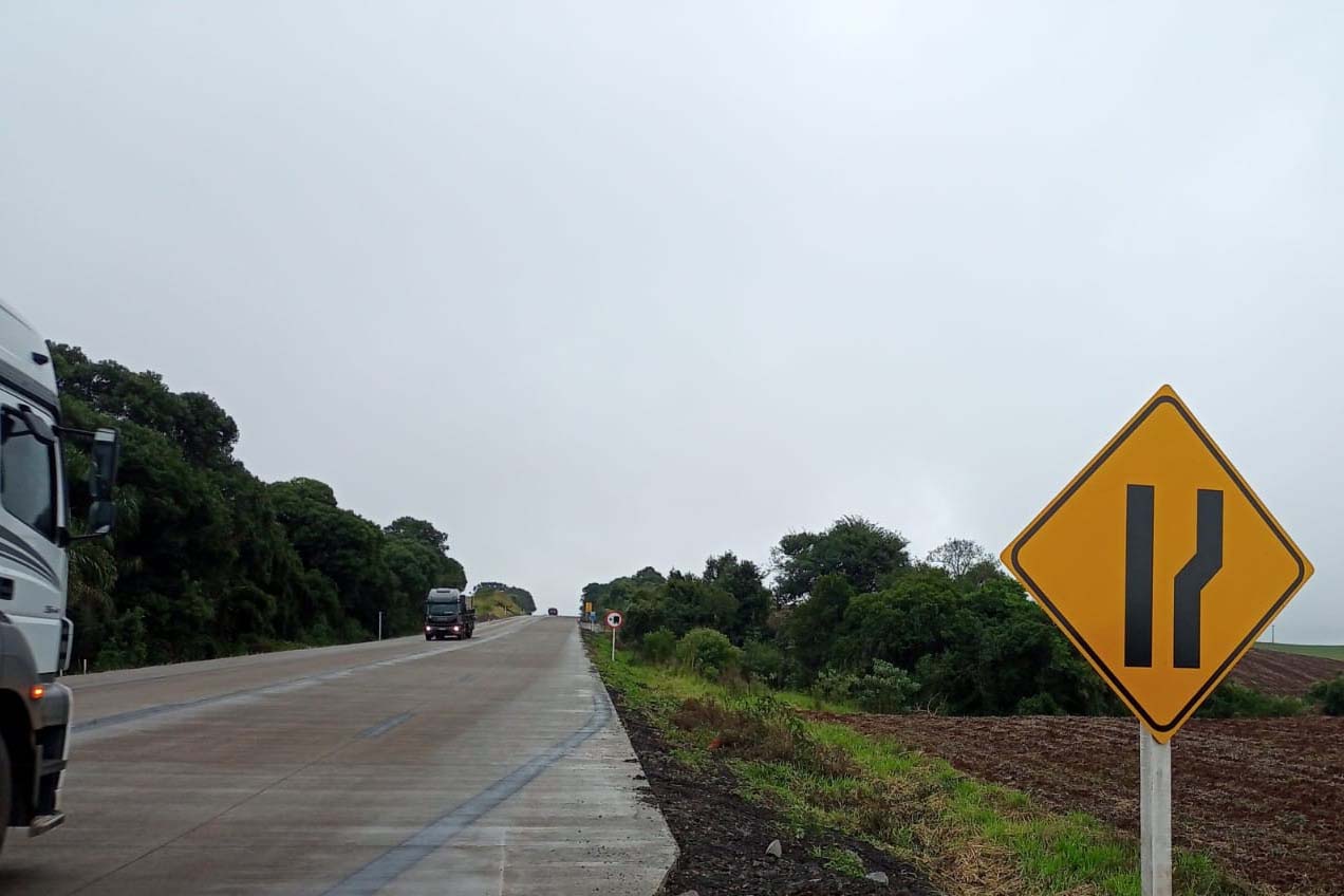 75%: concretagem de rodovia entre Clevelândia e Pato Branco deve terminar em junho