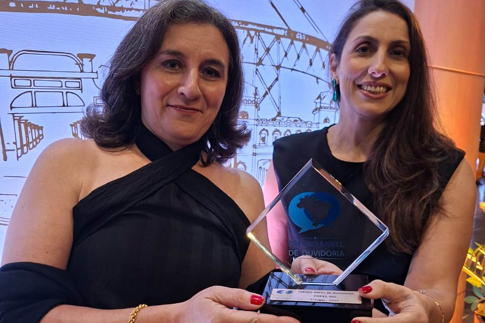 Ouvidoria da Copel é premiada pela ANEEL por soluções e eficiência no atendimento ao cliente