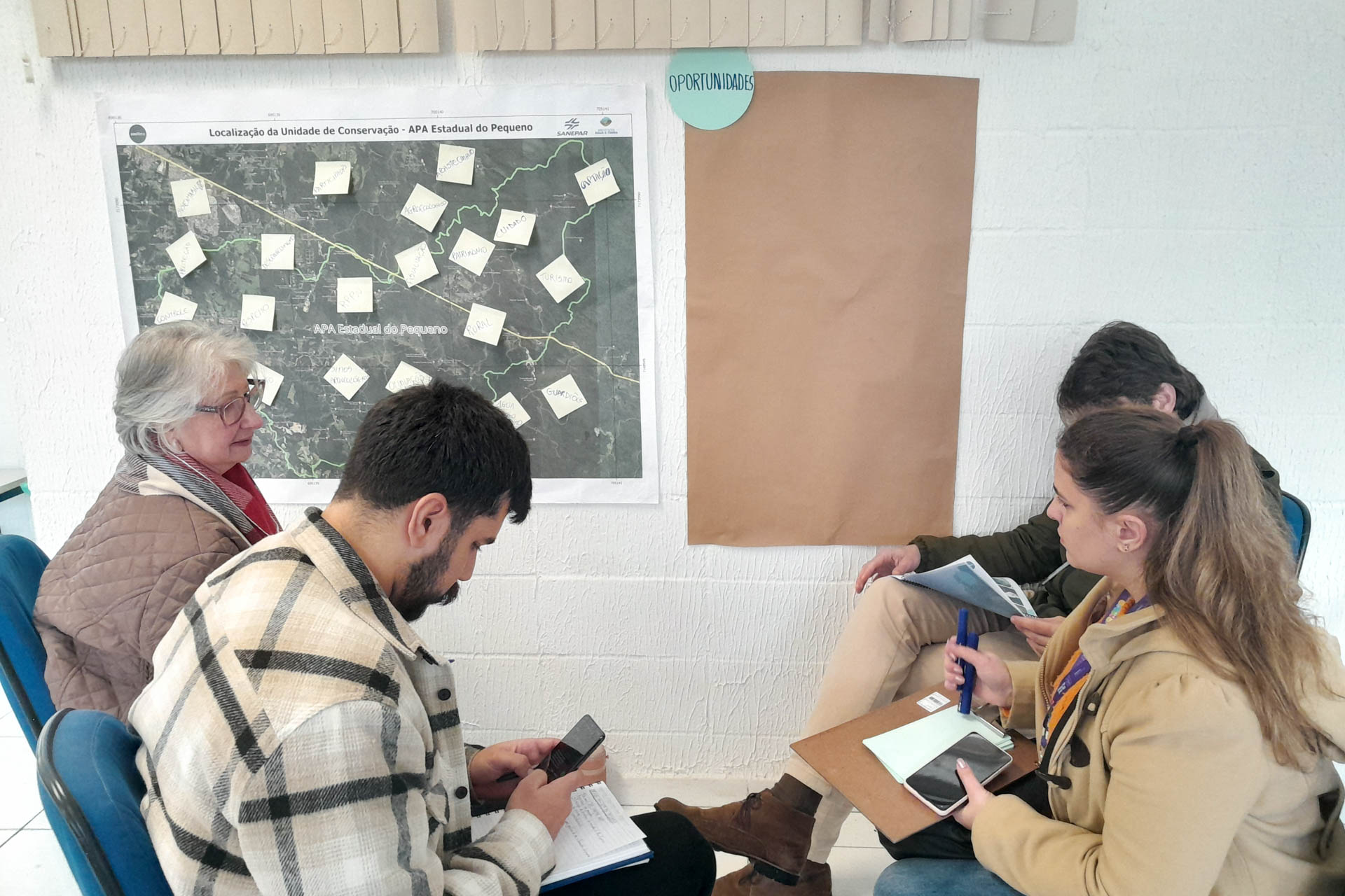 Sanepar, IAT e AMEP: oficinas participativas sobre planos de manejo de APAs vão até agosto (Foto: Thays Poletto/Sanepar)