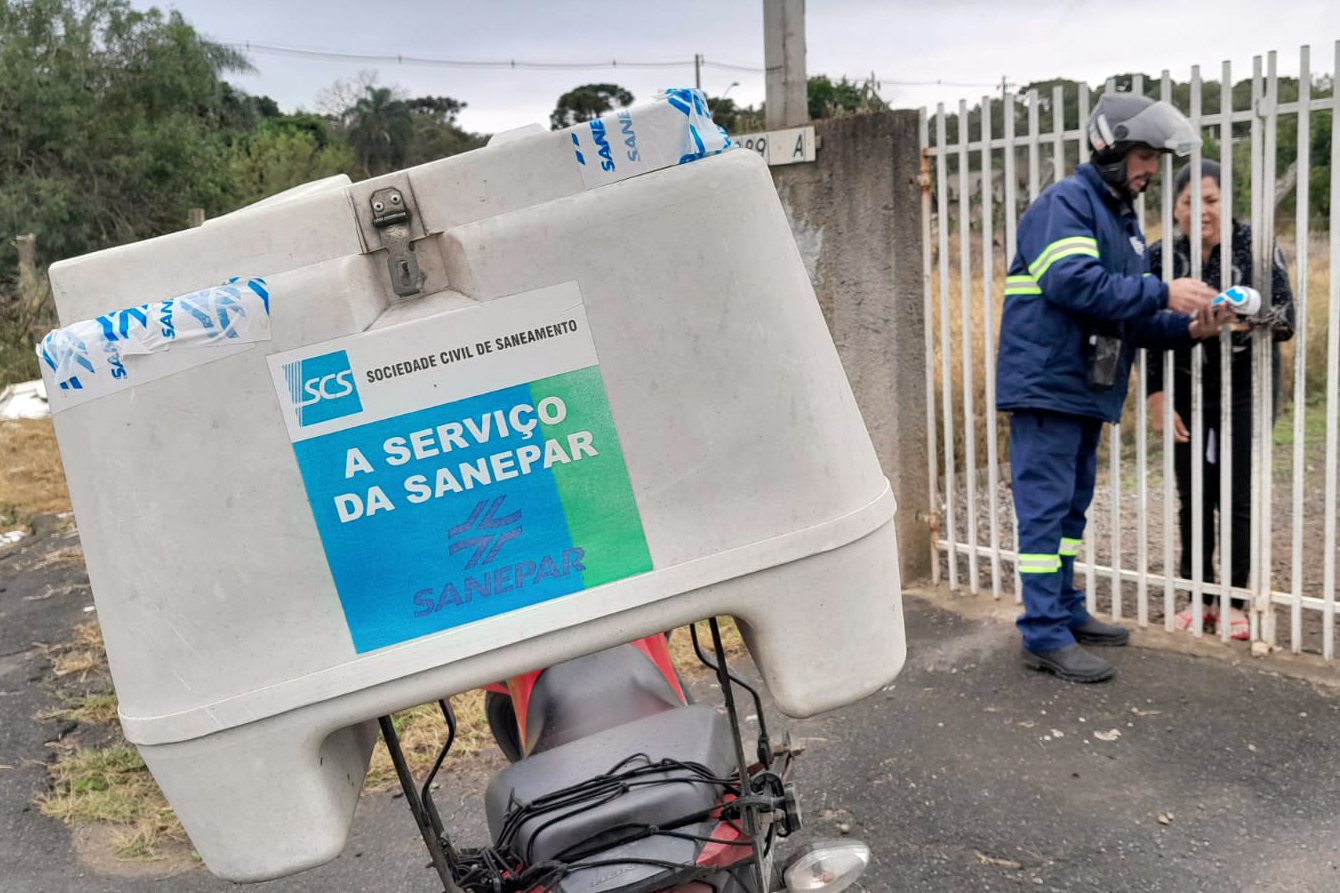 Sanepar disponibiliza pagamento com cartão para evitar corte no fornecimento de água