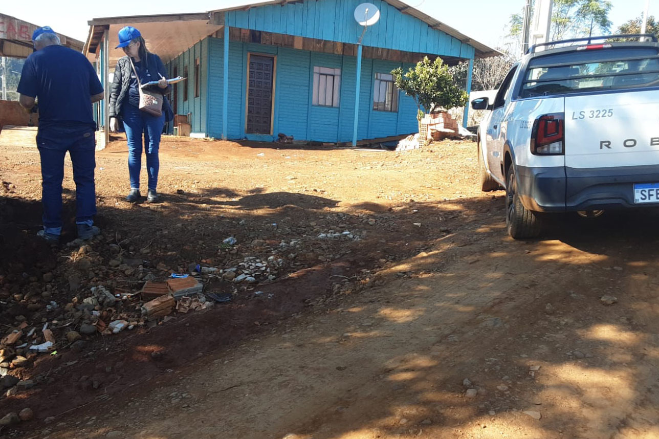 Em Candói, Sanepar inicia vistorias técnicas em imóveis beneficiados pela rede de esgoto