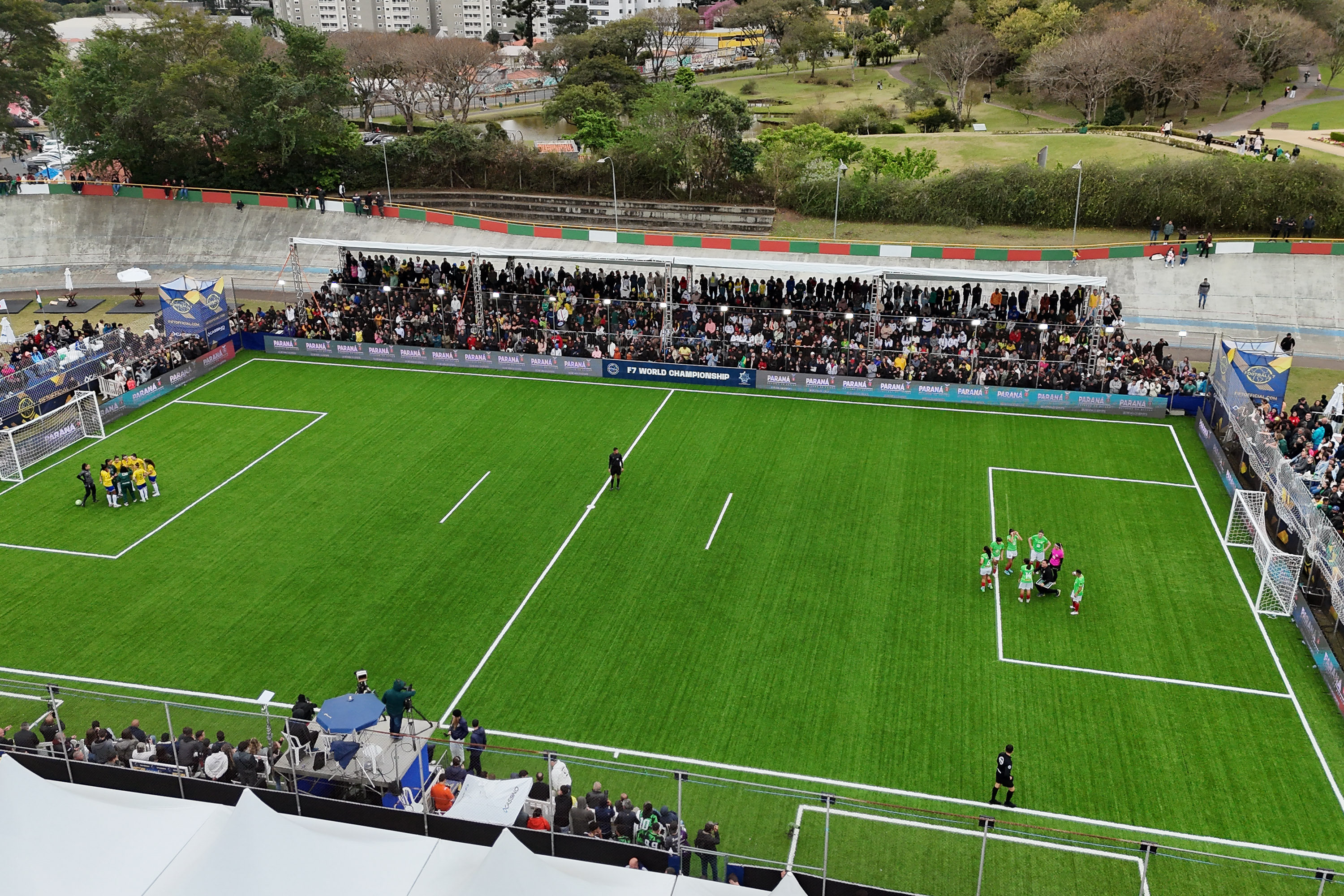 Final  da Copa do Mundo de Futebol 7 no Jardim Botânico, em Curitiba, realizada pela Futebol 7 Brasil, em parceria com a Federação Internacional de Futebol 7 (FIF7) e o apoio do Governo do Estado do Paraná, por meio da Secretaria do Esporte. Foto: Geraldo Bubniak/AEN