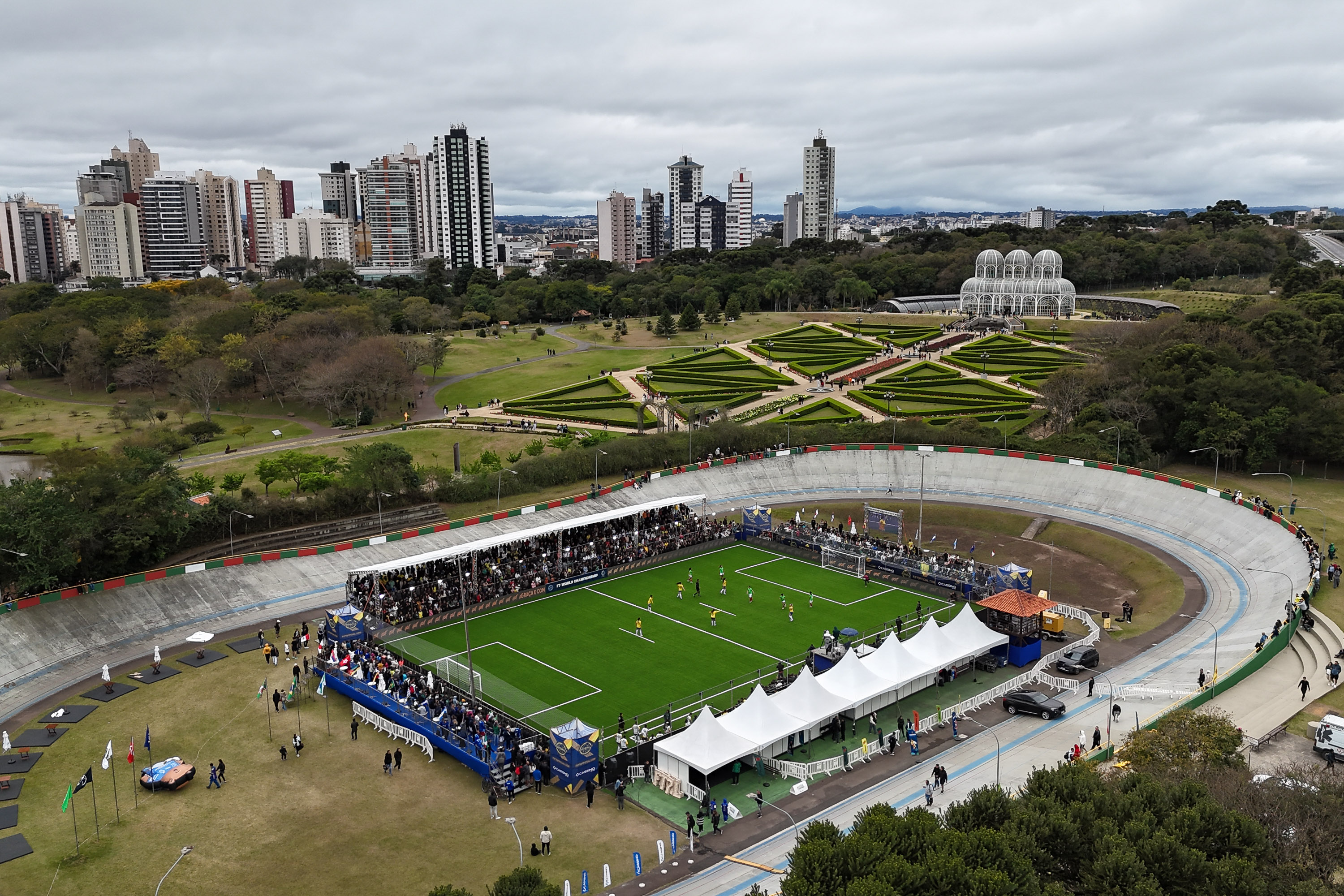 Final  da Copa do Mundo de Futebol 7 no Jardim Botânico, em Curitiba, realizada pela Futebol 7 Brasil, em parceria com a Federação Internacional de Futebol 7 (FIF7) e o apoio do Governo do Estado do Paraná, por meio da Secretaria do Esporte. Foto: Geraldo Bubniak/AEN