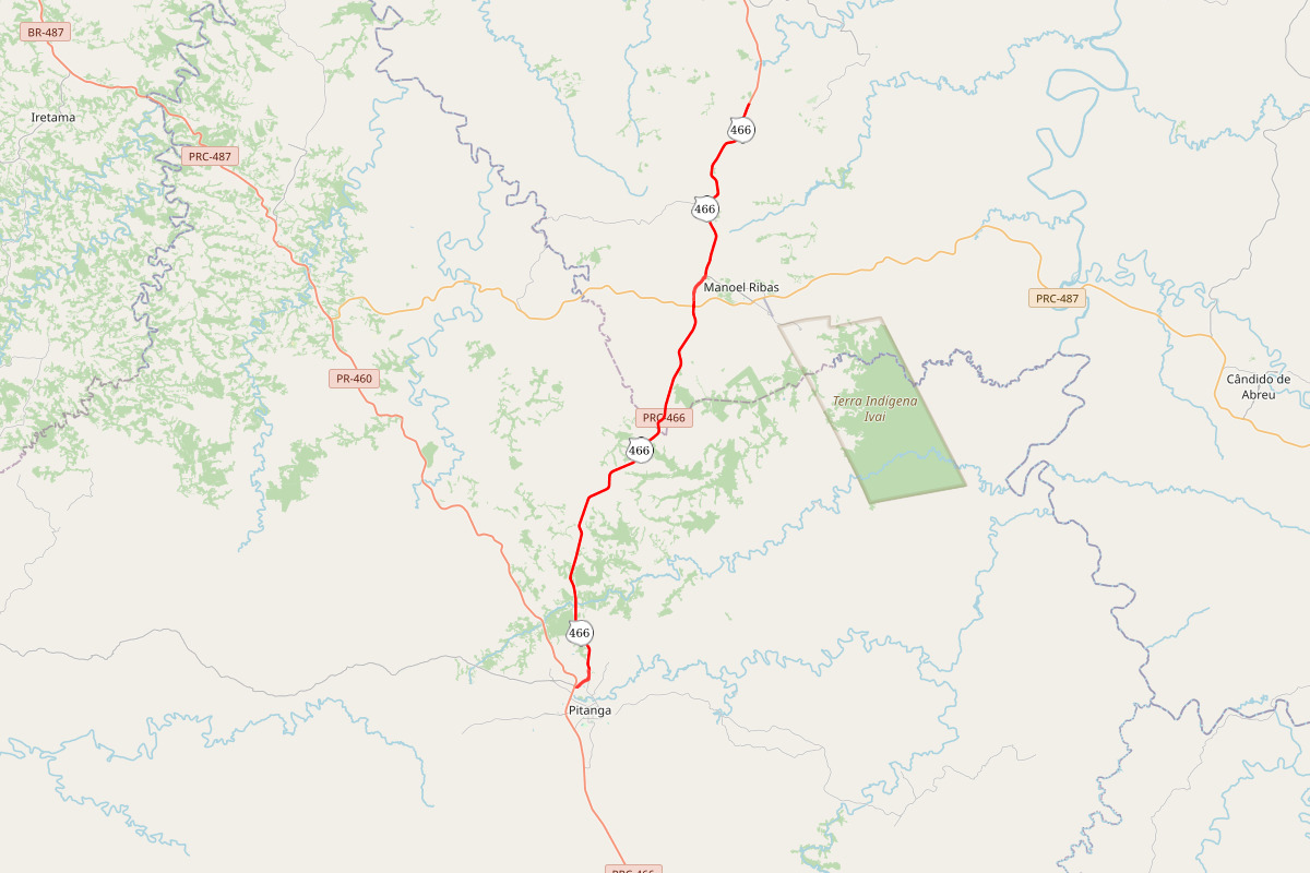 DER Manoel Ribas a Pitanga