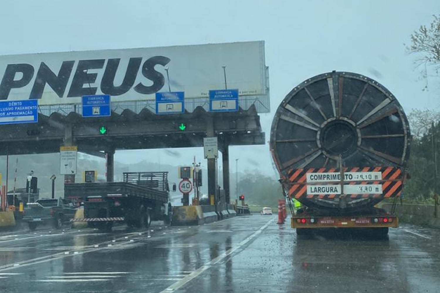 Sanepar recebe equipamentos gigantes para obra em ETE de Londrina