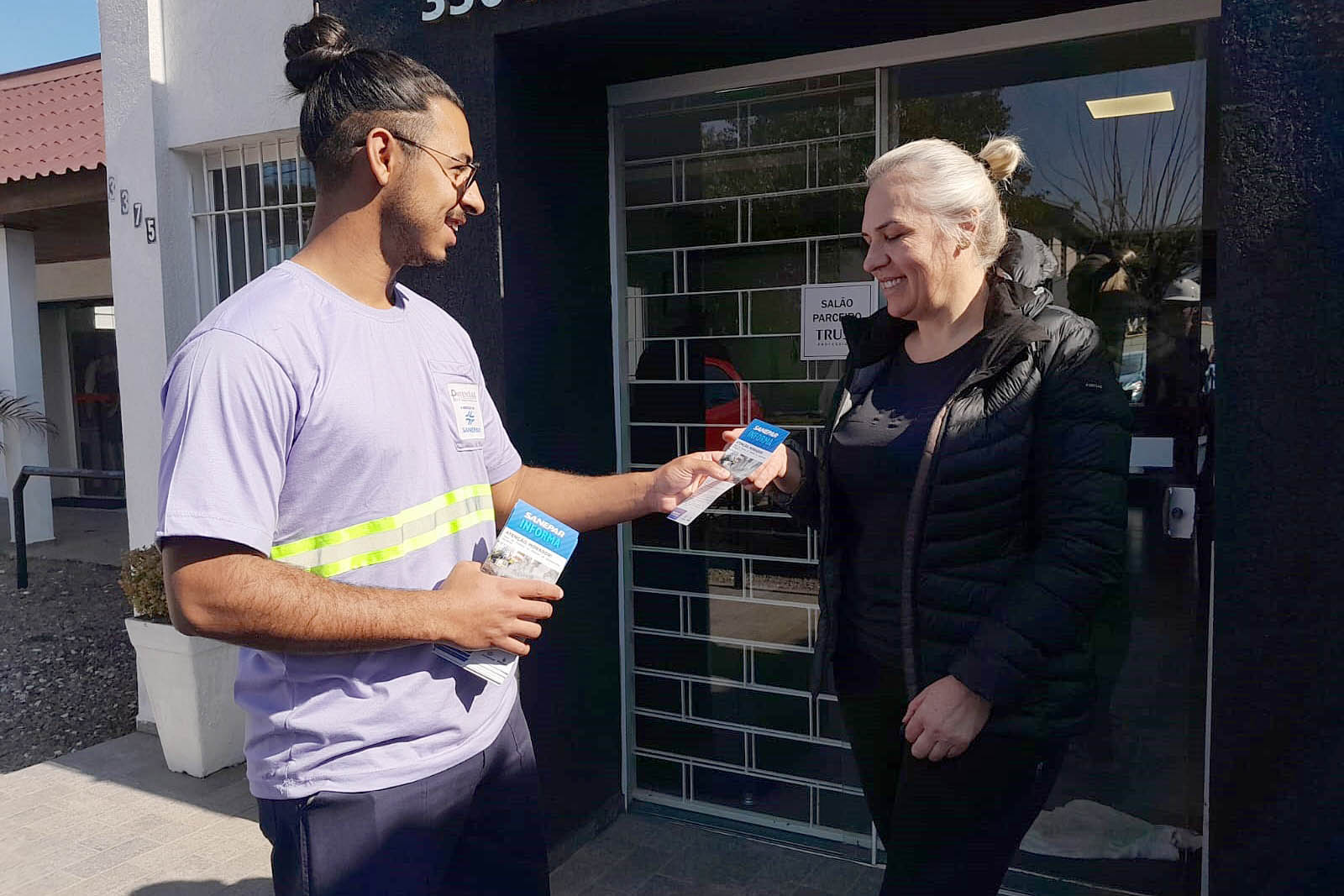 Sanepar - teste da fumaça