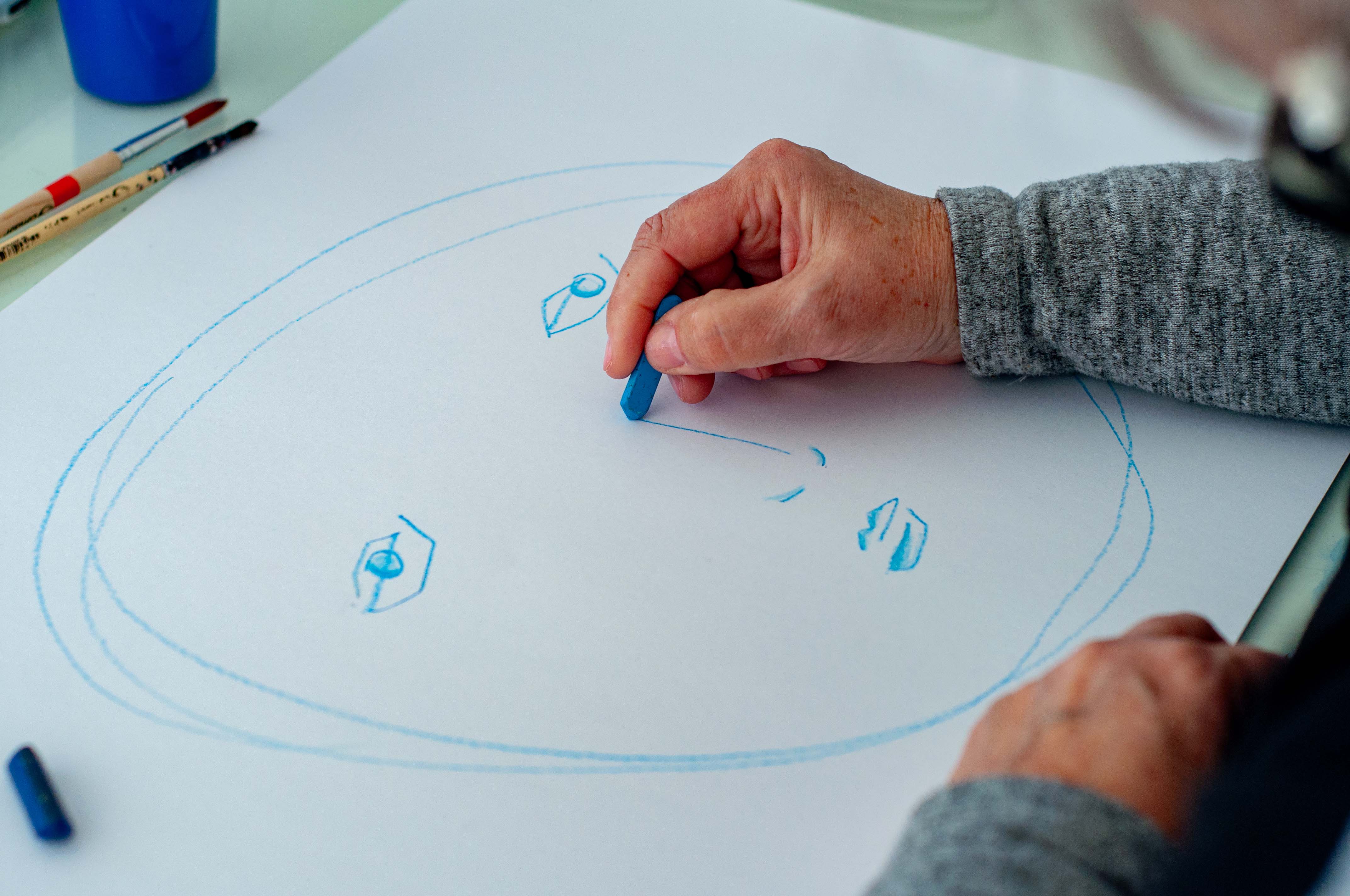 Arte para Maiores promove atividade sobre a coleção asiática