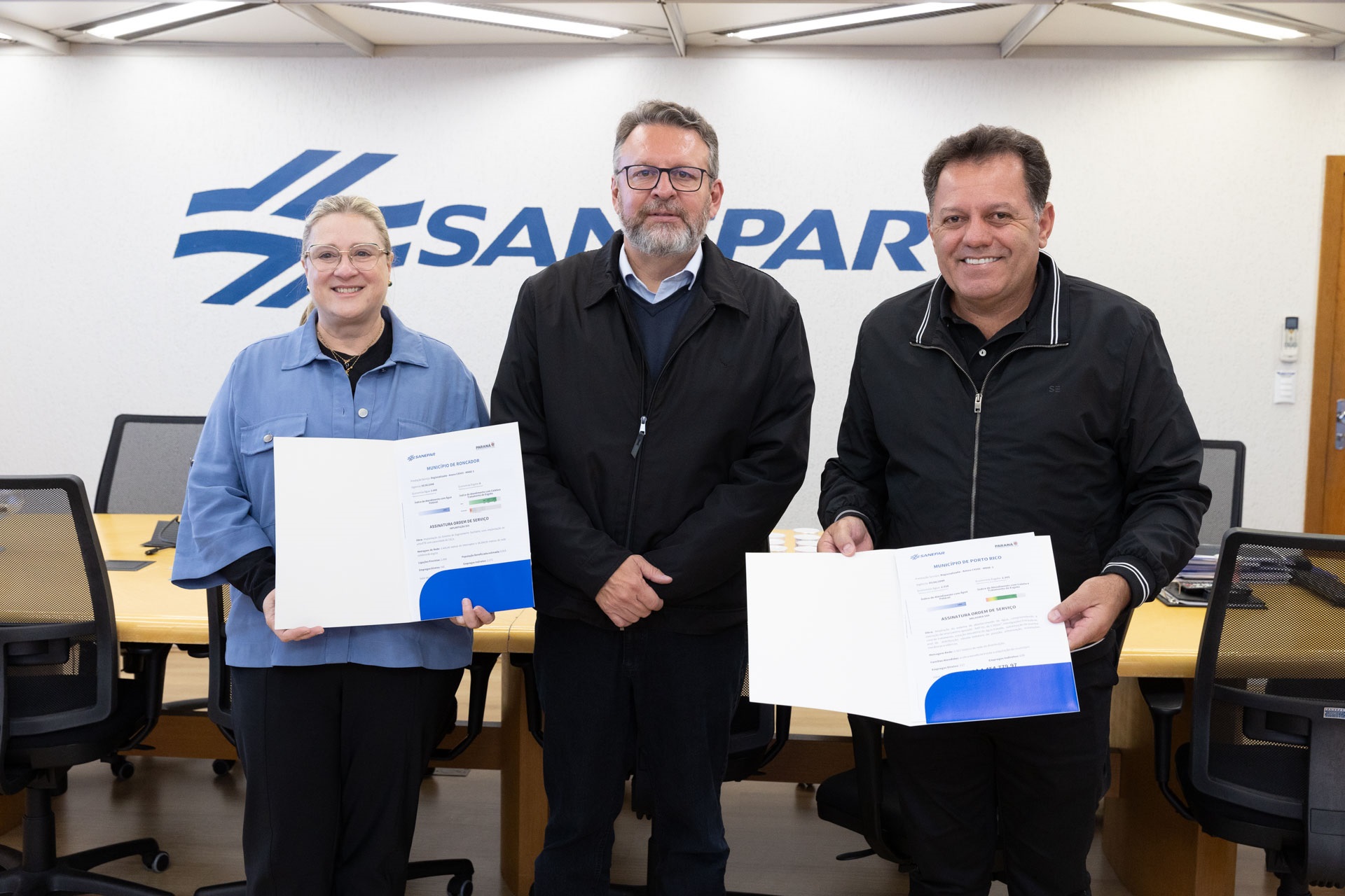 Sanepar e municípios firmam parcerias para investimento de R$ 41,3 milhões em infraestrutura de saneamento