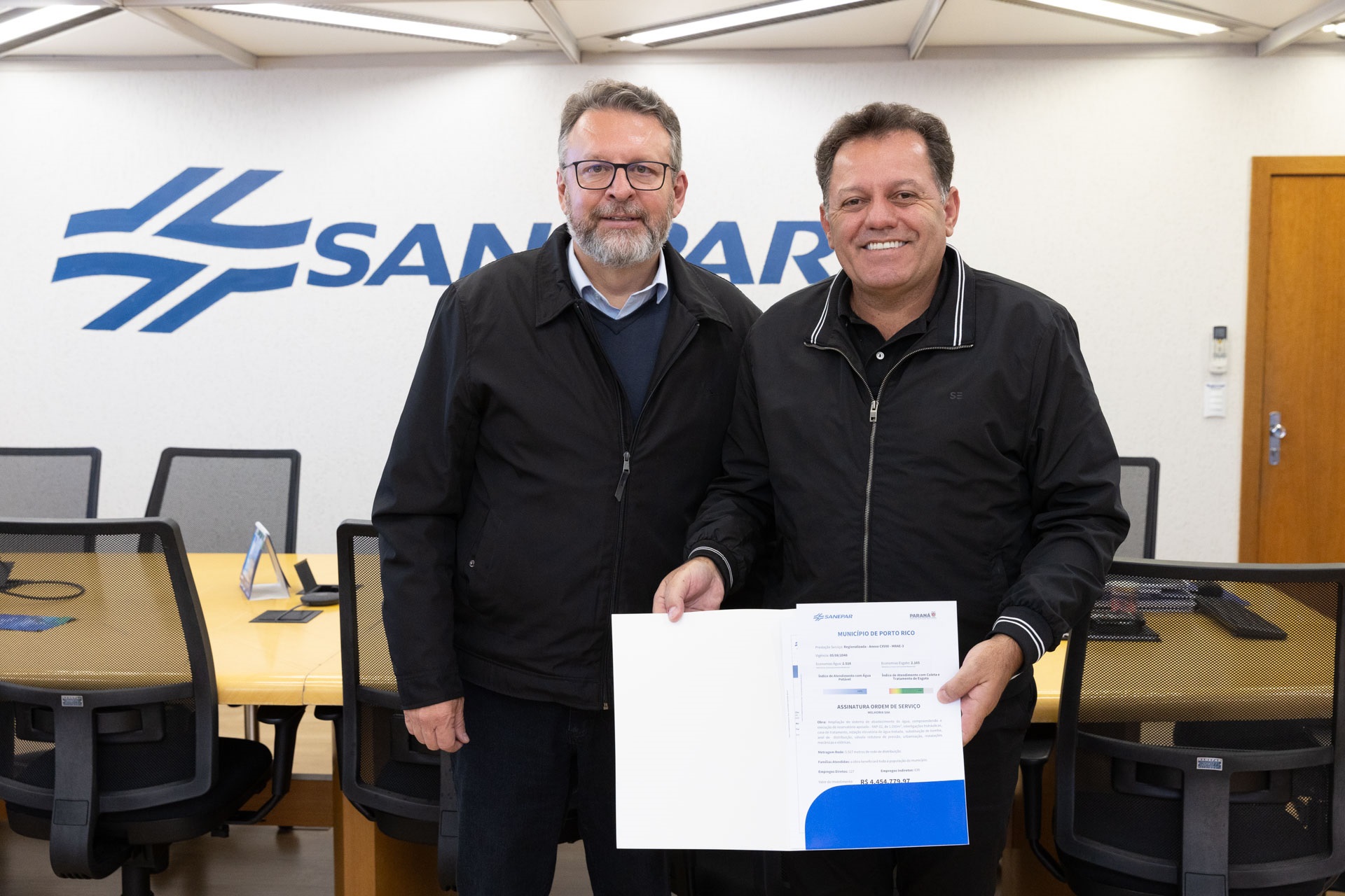 Sanepar e municípios firmam parcerias para investimento de R$ 41,3 milhões em infraestrutura de saneamento