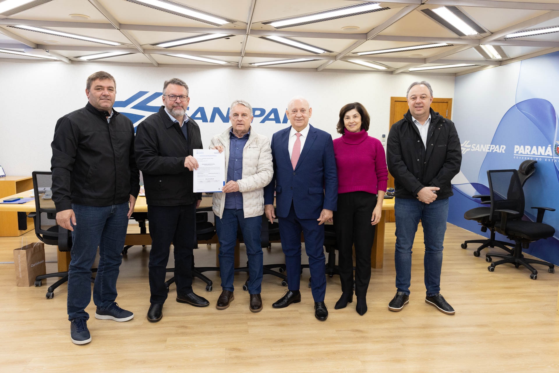 Sanepar e municípios firmam parcerias para investimento de R$ 41,3 milhões em infraestrutura de saneamento