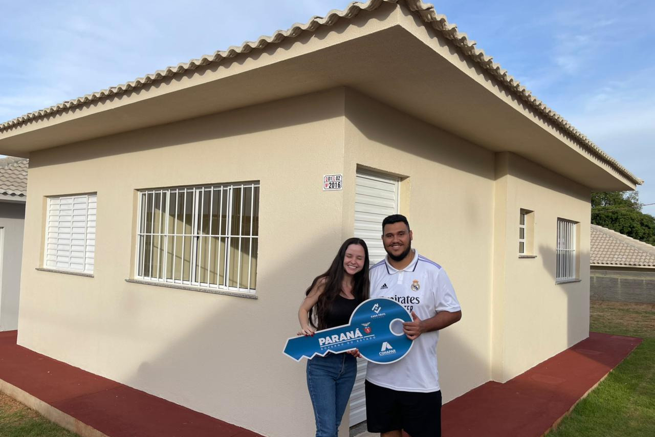 Com recursos do Estado, Cohapar entrega novo residencial no município de Quinta do Sol
