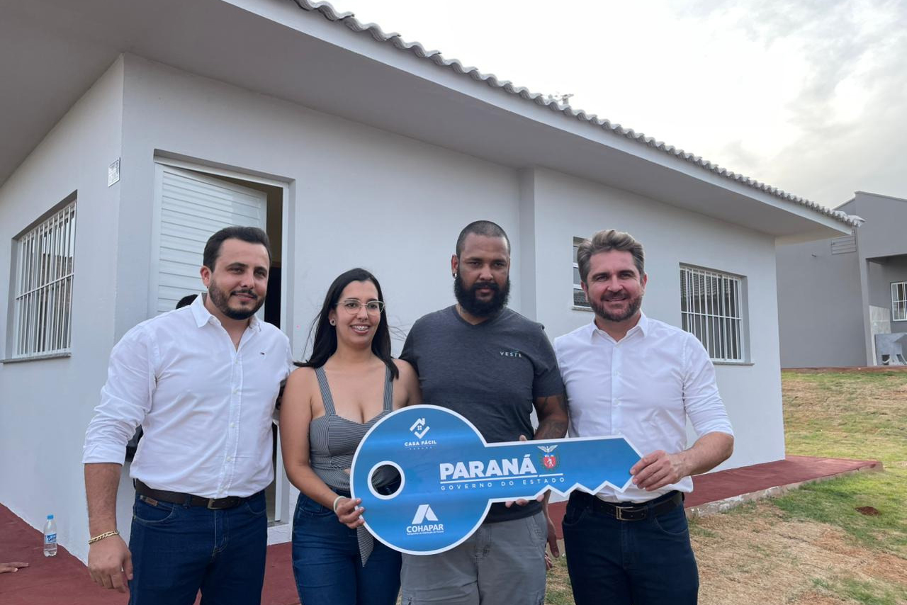 Com recursos do Estado, Cohapar entrega novo residencial no município de Quinta do Sol