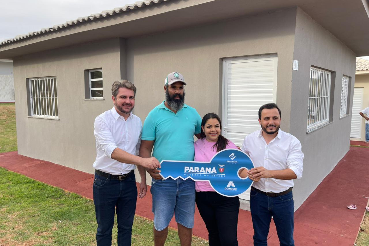 Com recursos do Estado, Cohapar entrega novo residencial no município de Quinta do Sol