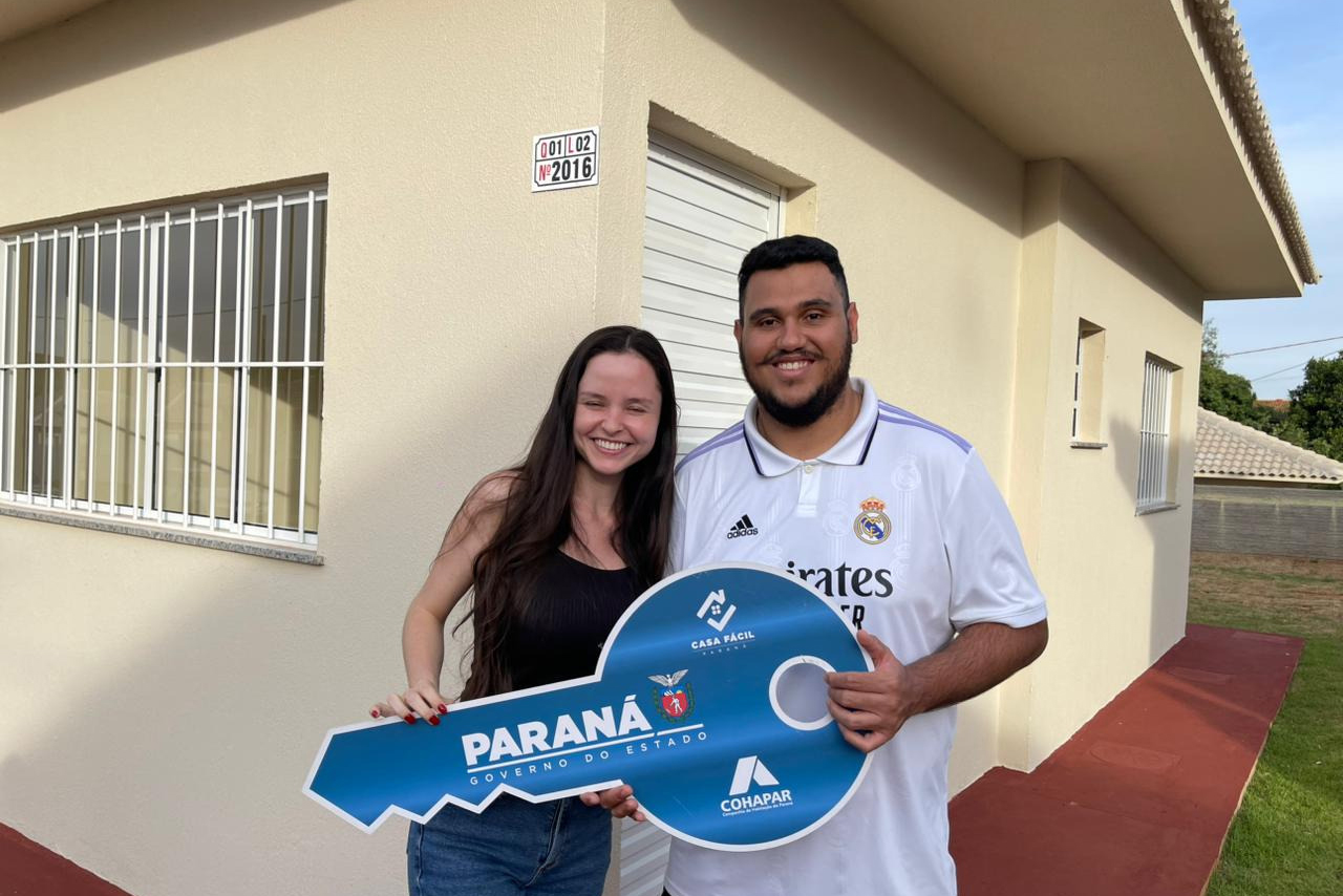 Com recursos do Estado, Cohapar entrega novo residencial no município de Quinta do Sol