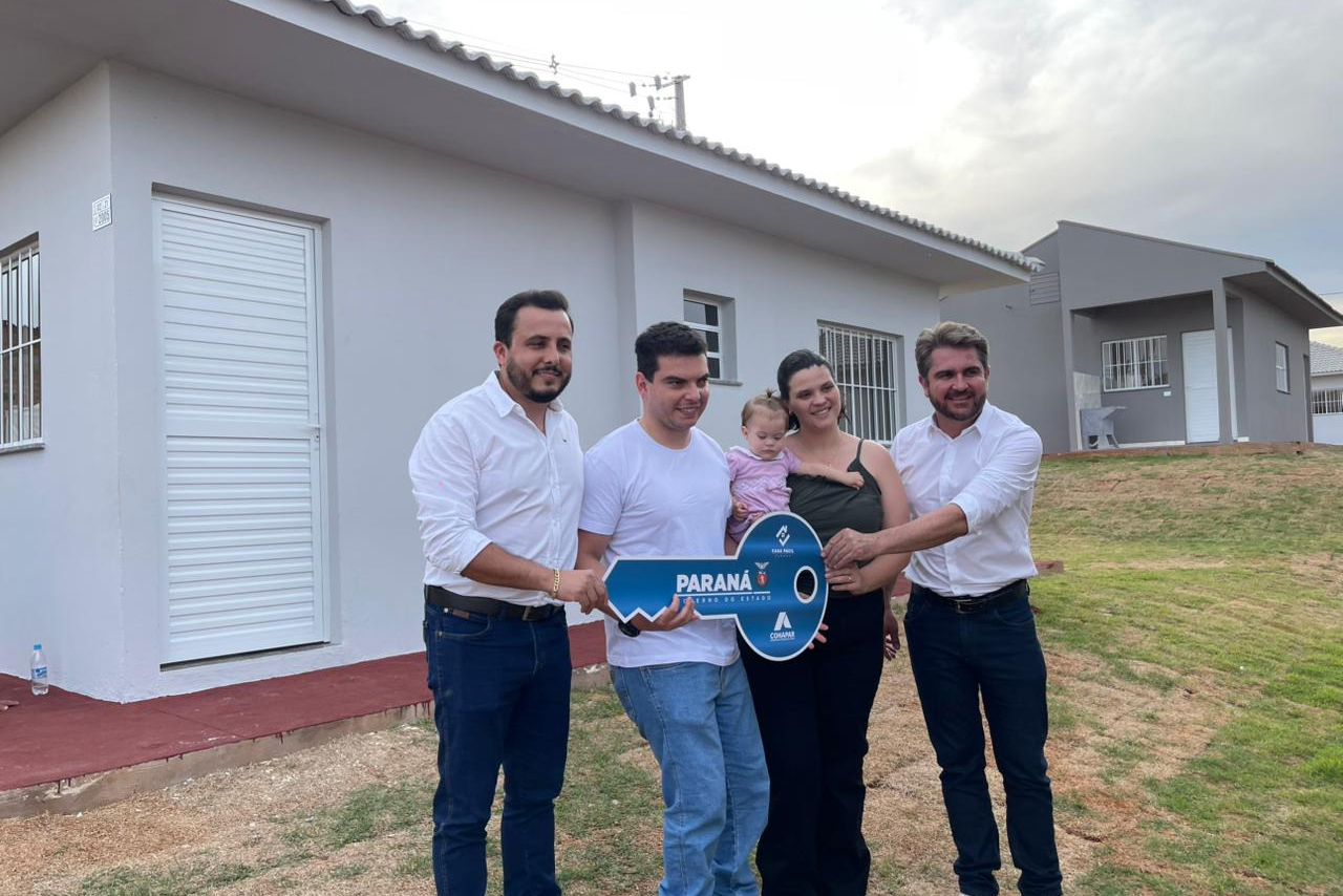 Com recursos do Estado, Cohapar entrega novo residencial no município de Quinta do Sol