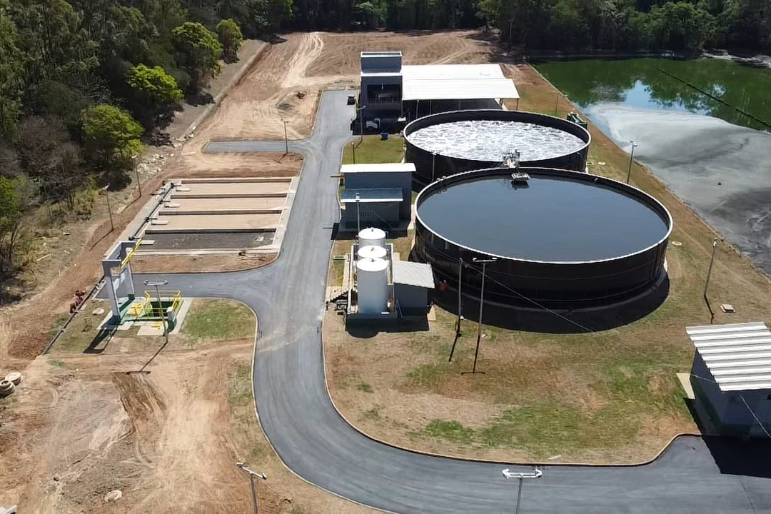 SANEPAR - Santo Antônio da Platina: Sanepar deve concluir, neste mês, obra de ampliação da ETE Boi Pintado