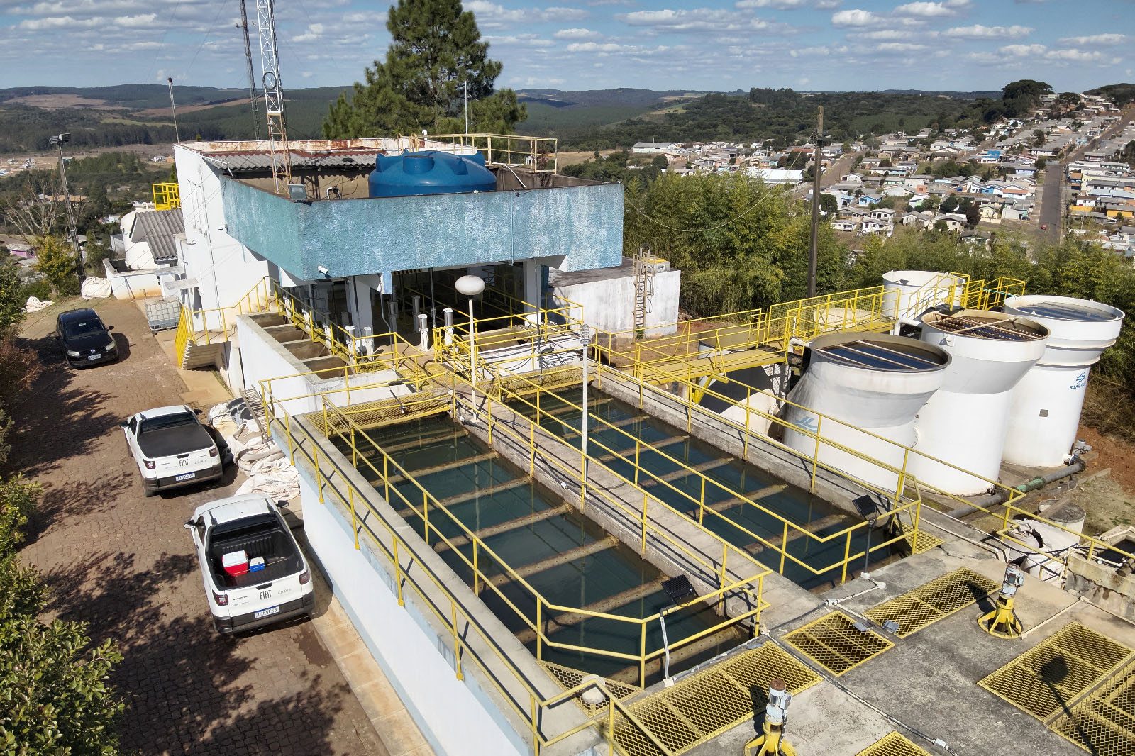 Está em andamento em Palmas a reforma de filtros da estação de tratamento de água