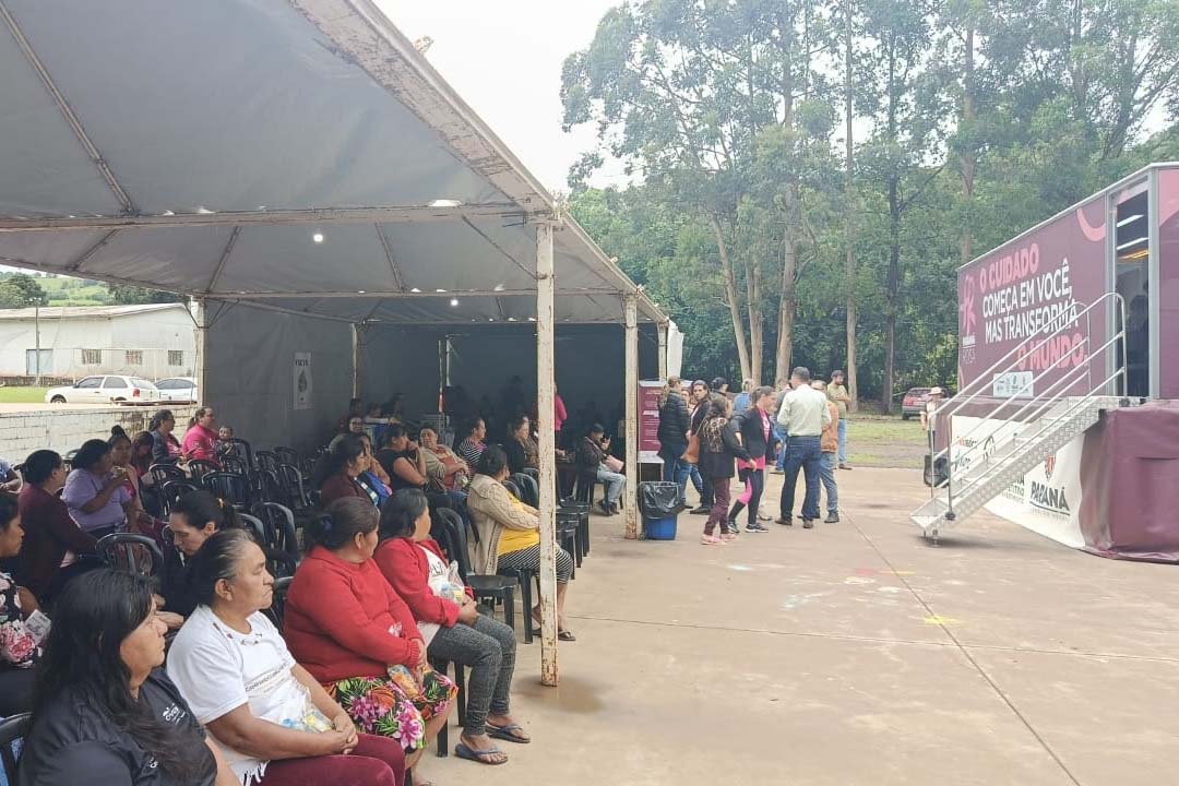Carreta Saúde da Mulher faz 1,6 mil atendimentos em Nova Laranjeiras e leva exames para maior terra indígena do Paraná