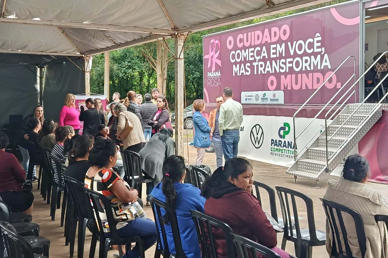 Carreta Saúde da Mulher faz 1,6 mil atendimentos em Nova Laranjeiras e leva exames para maior terra indígena do Paraná
