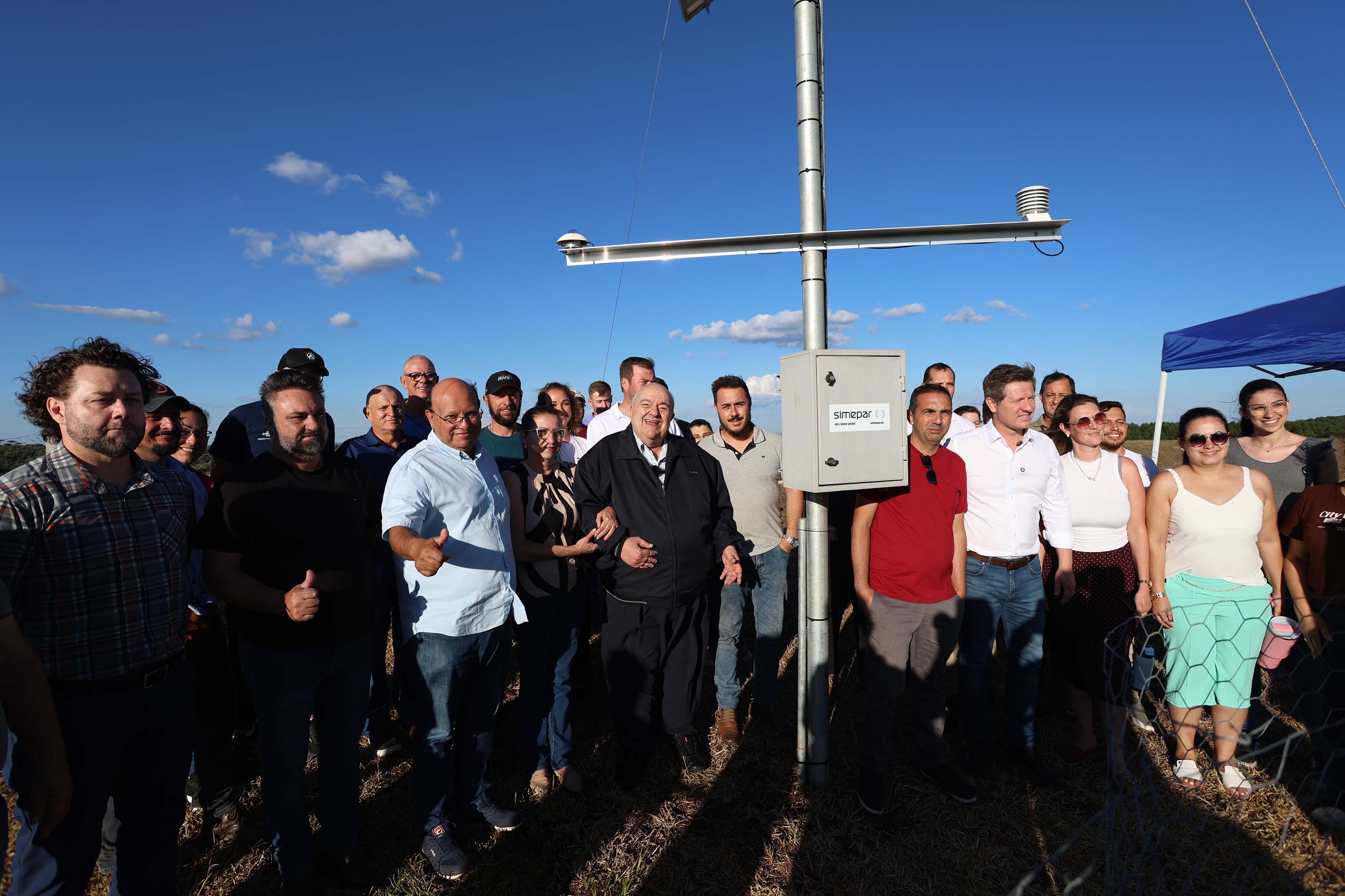 De olho no frio: Simepar inaugura nova estação meteorológica em General Carneiro