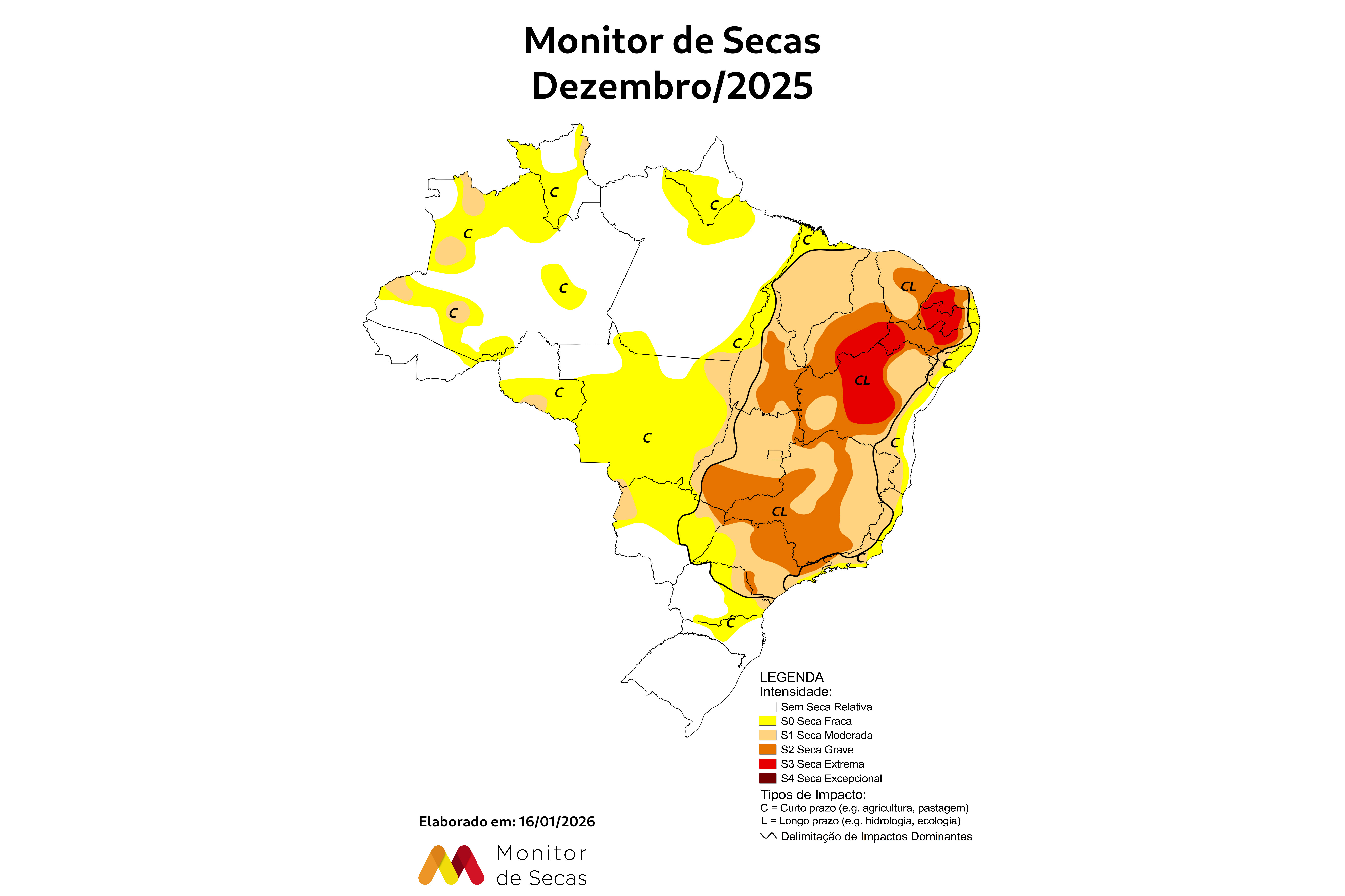 Seca recua no norte no Paraná e avança no sul e sudoeste, aponta monitor
