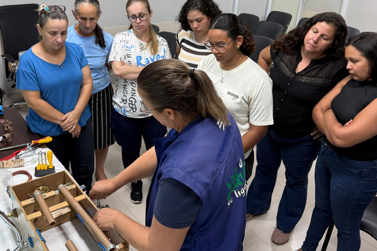 Sanepar promove curso de manutenção hidráulica para mulheres em Paiçandu