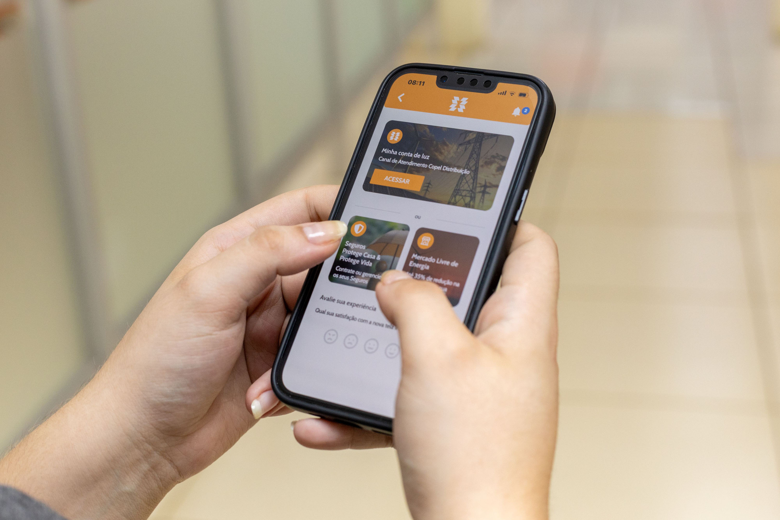 COPEL - Canais digitais são preferência em 95% das solicitações de clientes da Copel