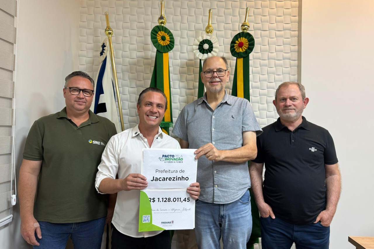 INOVAÇÃO: Jacarezinho, Ribeirão Claro e Santo Antônio da Platina recebem R$3,7 milhões em recursos para inovação