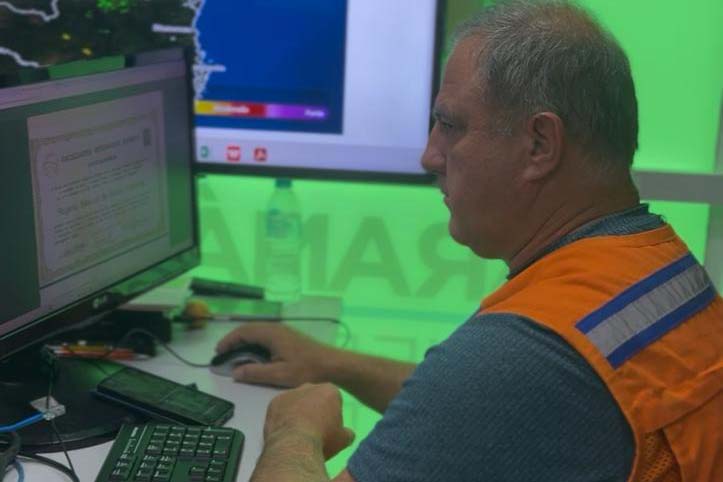 Com base no Litoral, Defesa Civil já emitiu 76 alertas durante o Verão Maior Paraná