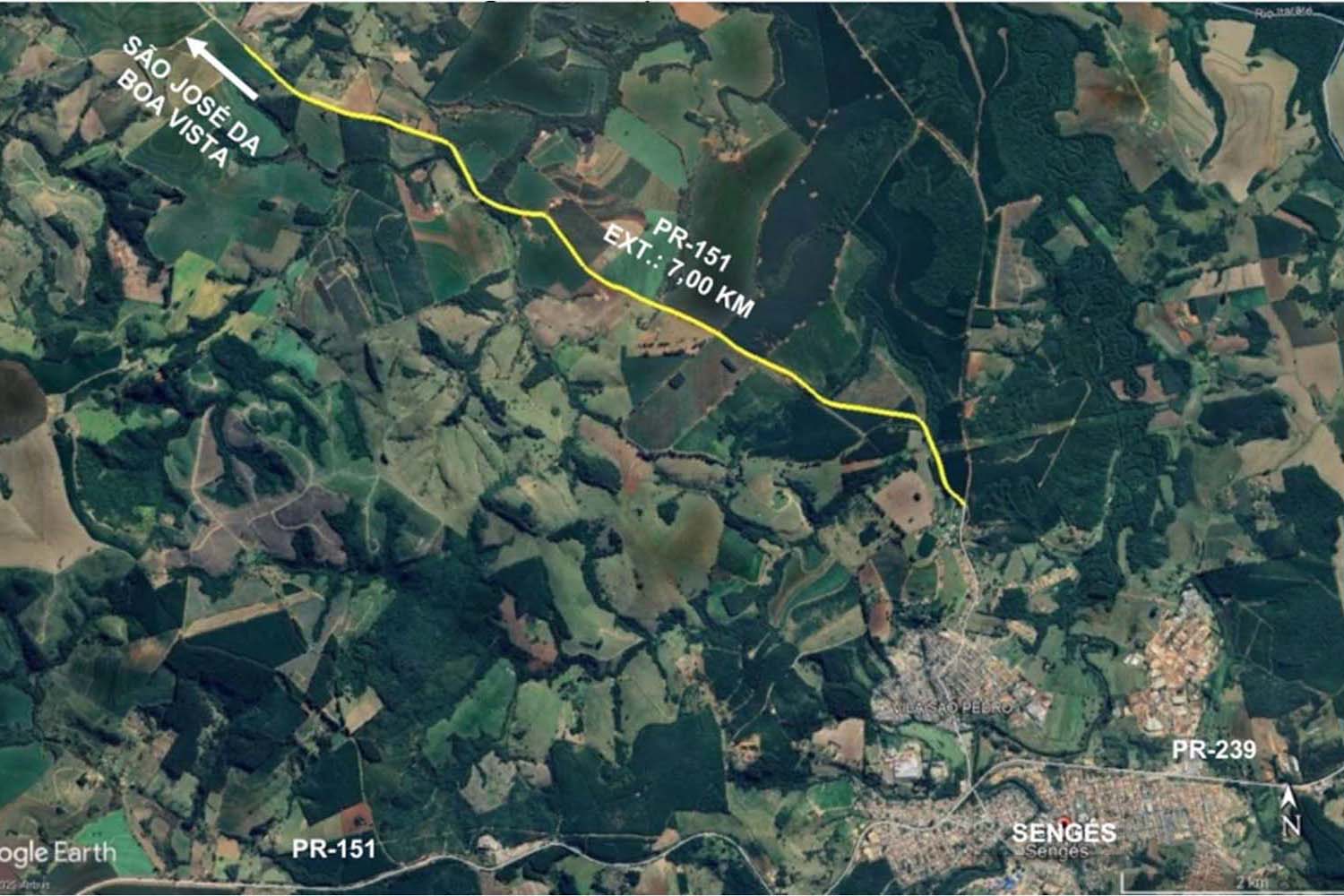 Sengés e São José da Boa Vista