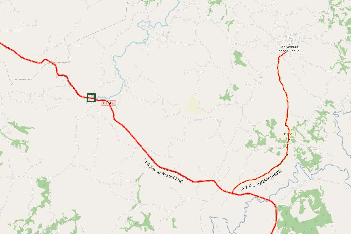 Construção de ponte na PRC-466 em Boa Ventura de São Roque