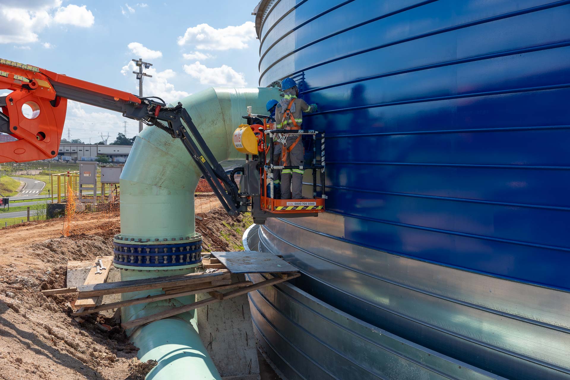 Curitiba constrói maior reservatório em aço da América Latina