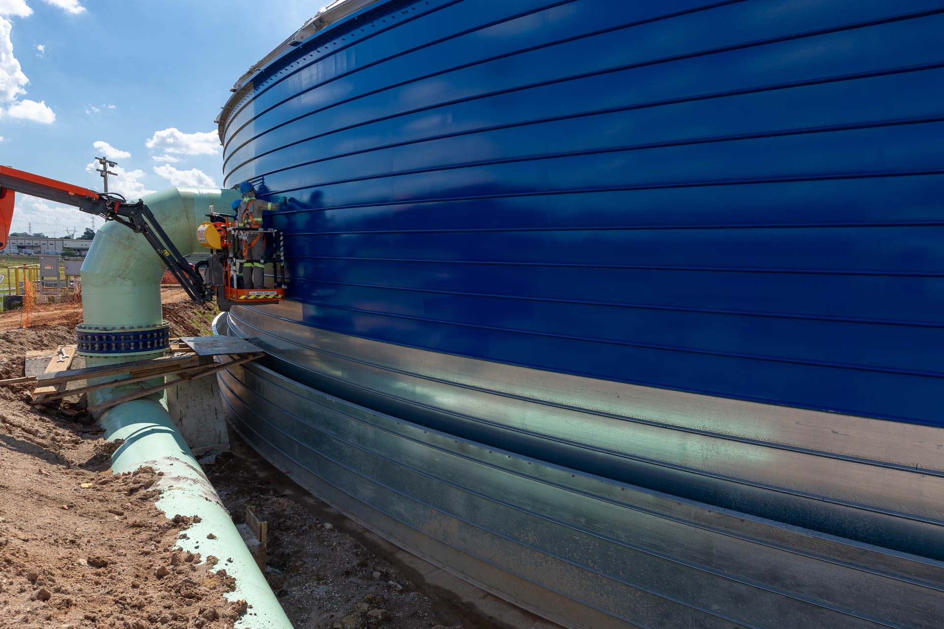 Curitiba constrói maior reservatório em aço da América Latina