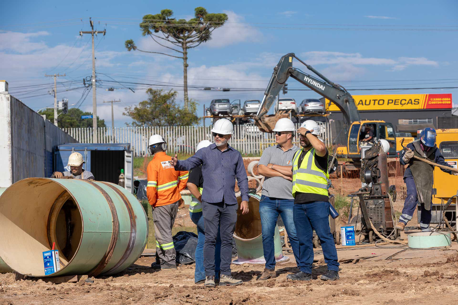 Curitiba constrói maior reservatório em aço da América Latina