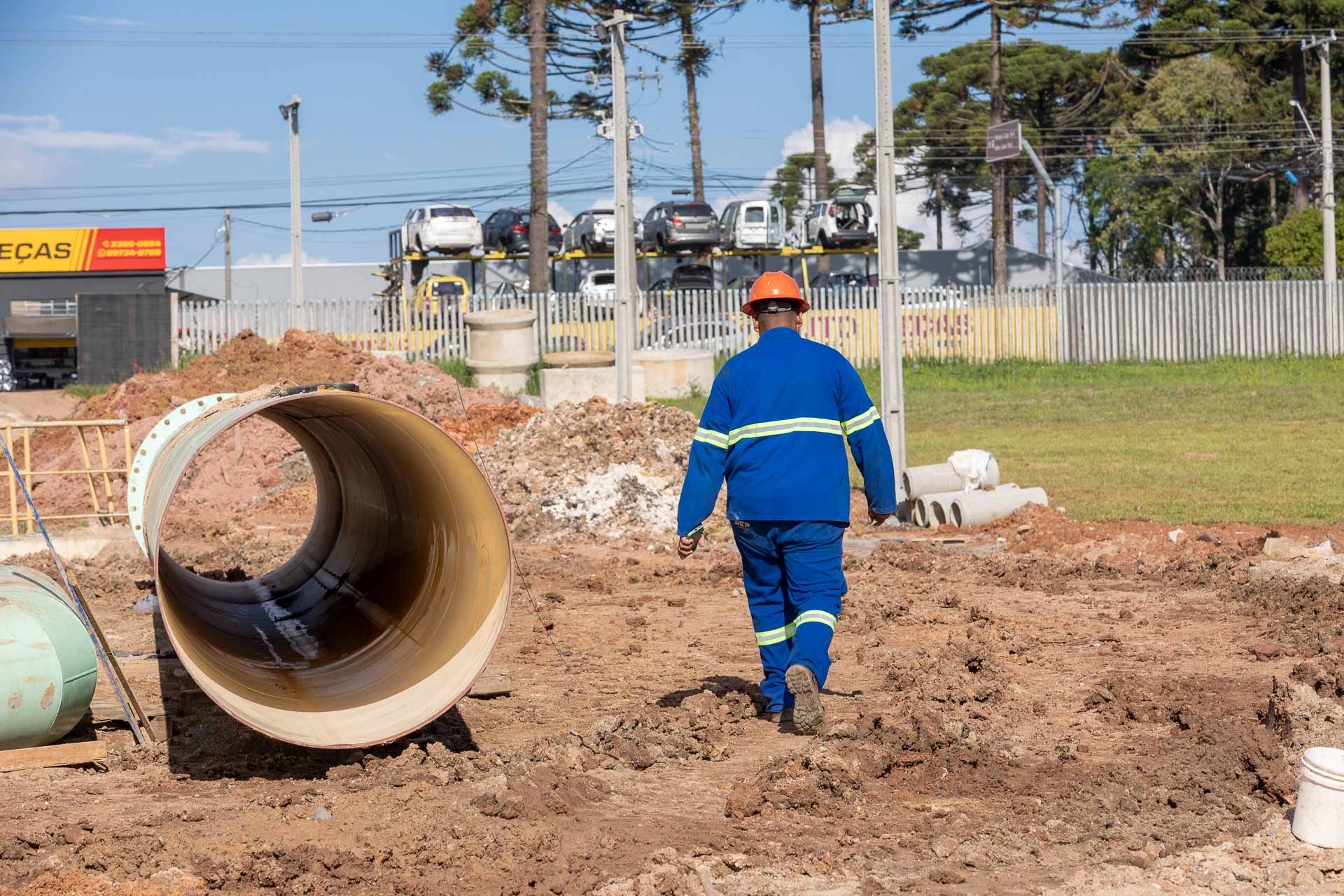 Curitiba constrói maior reservatório em aço da América Latina