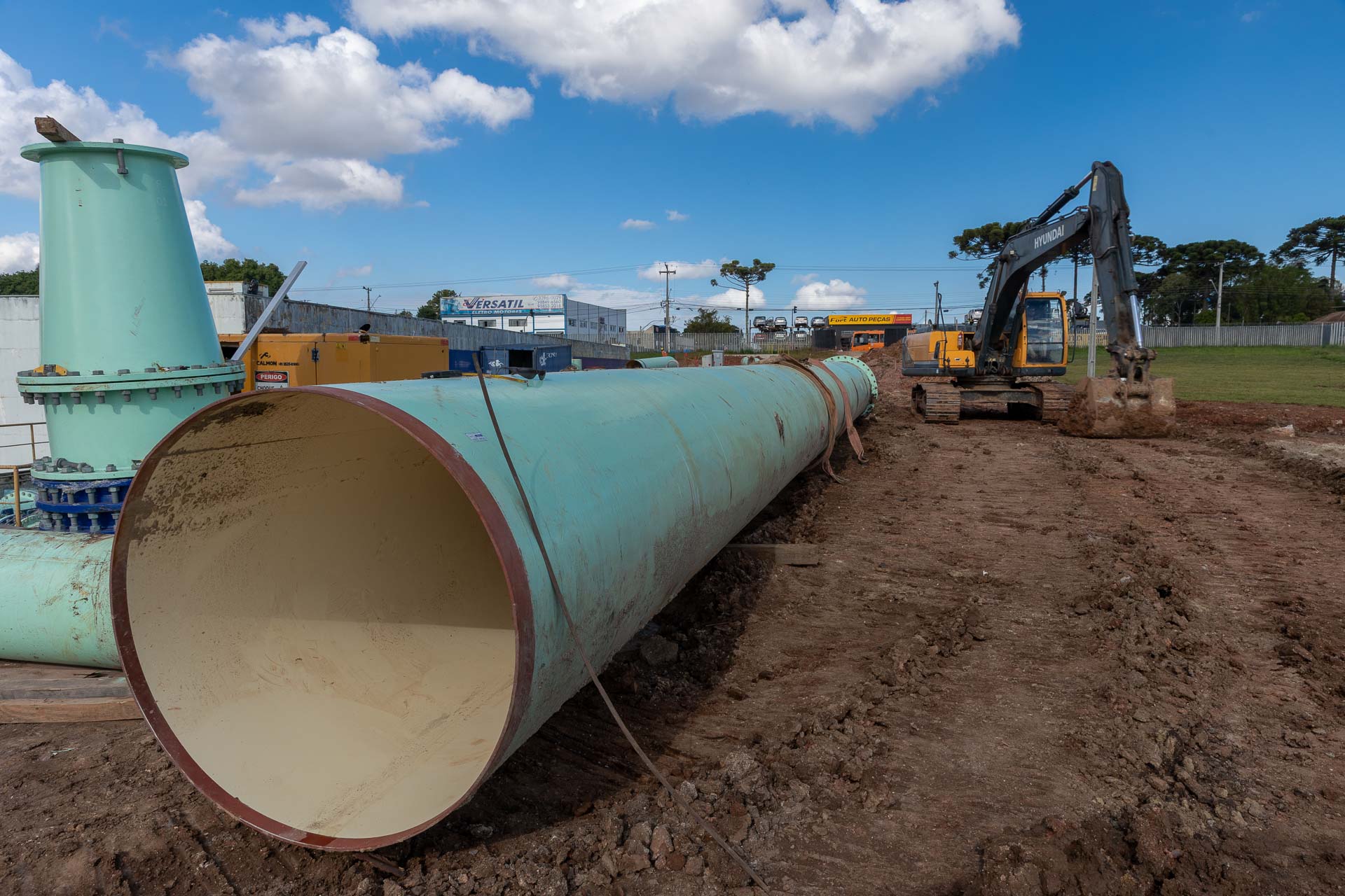 Curitiba constrói maior reservatório em aço da América Latina