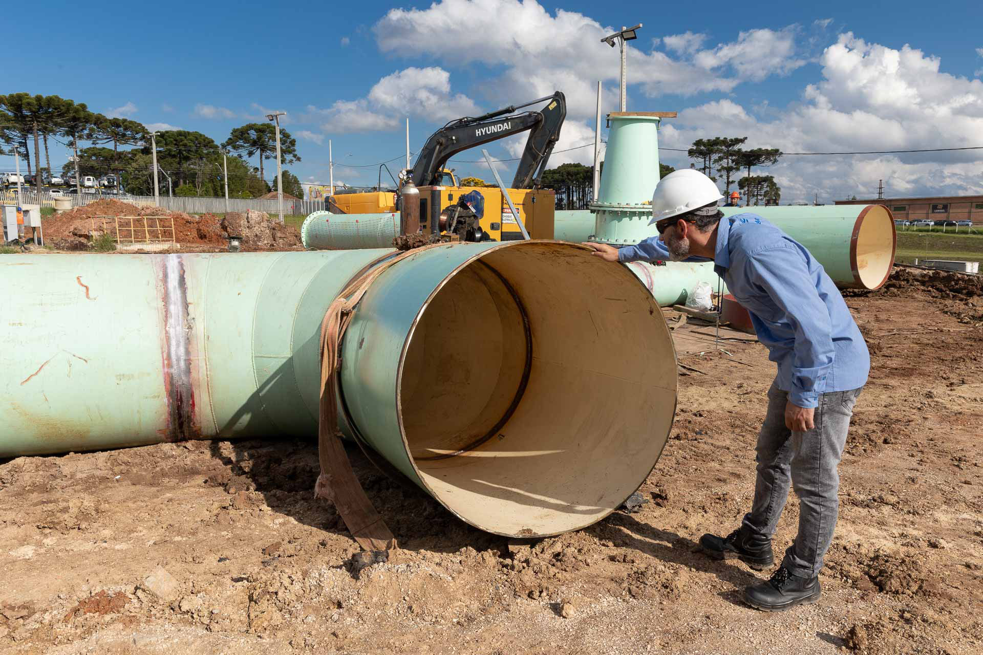 Curitiba constrói maior reservatório em aço da América Latina